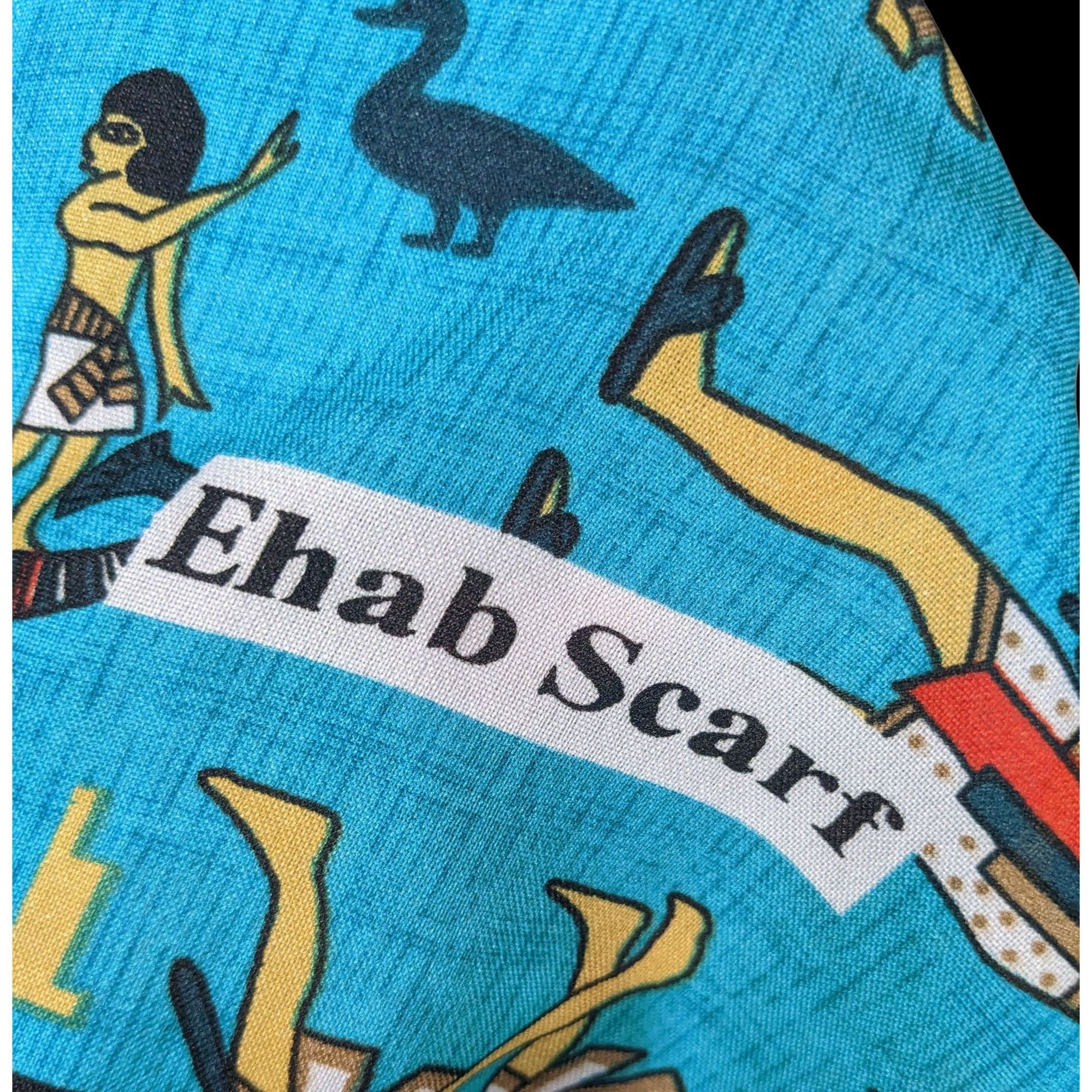 Other Vintage Teal Egyptian Souvenir Ehab Scarf Size ONE SIZE - 7 Thumbnail