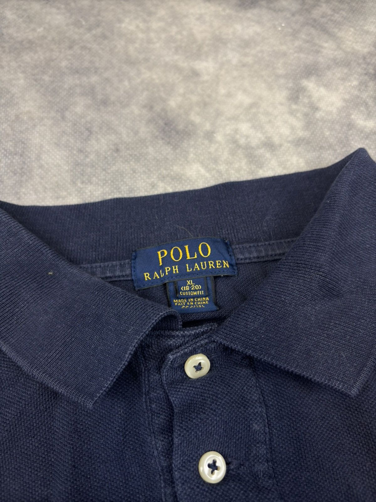 Polo Ralph Lauren Vintage Polo Ralph Lauren Rugby Long Sleeve Polo Red Denim Size US M / EU 48-50 / 2 - 4 Thumbnail