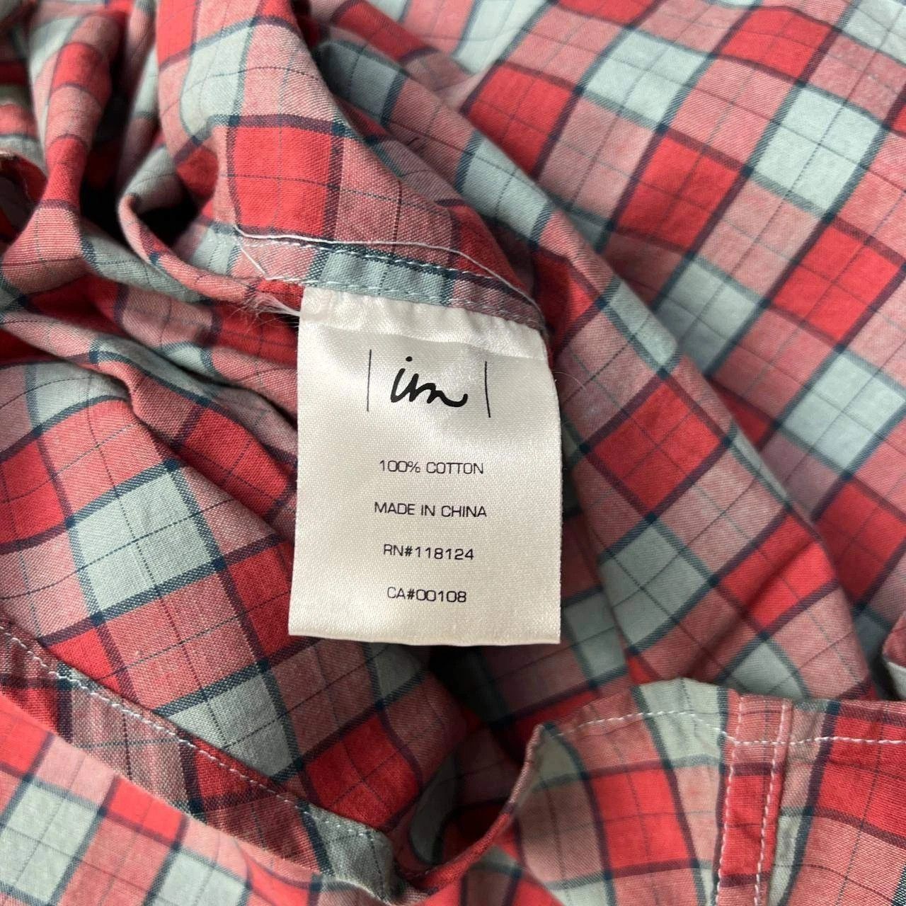 Imperial Imperial Motion Shirt Men Plaid Flannel Button Up XL Size US XL / EU 56 / 4 - 3 Thumbnail