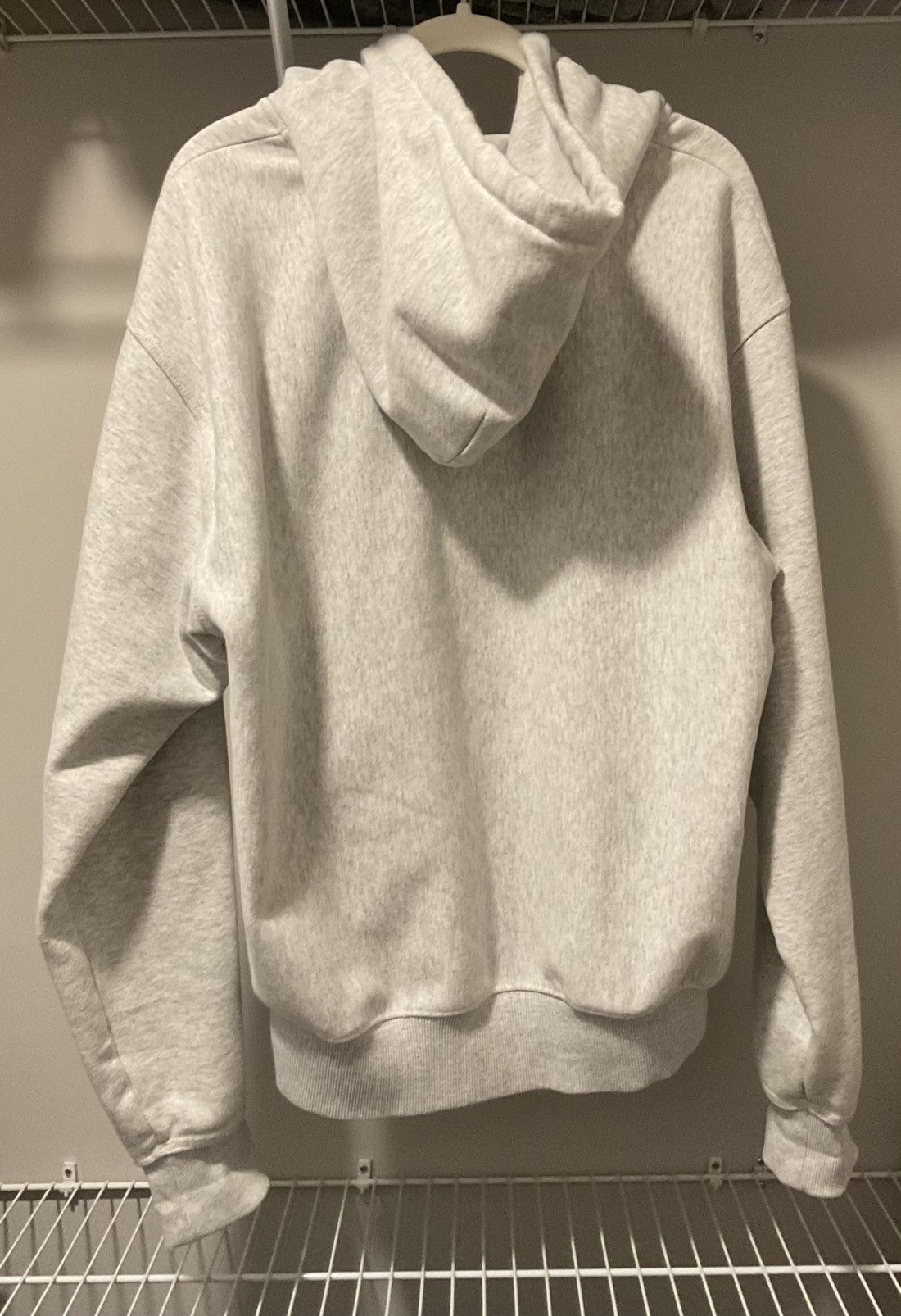 Stussy Stussy Web Zip Hoodie - Heather Grey with Green Splatter Size US L / EU 52-54 / 3 - 3 Thumbnail