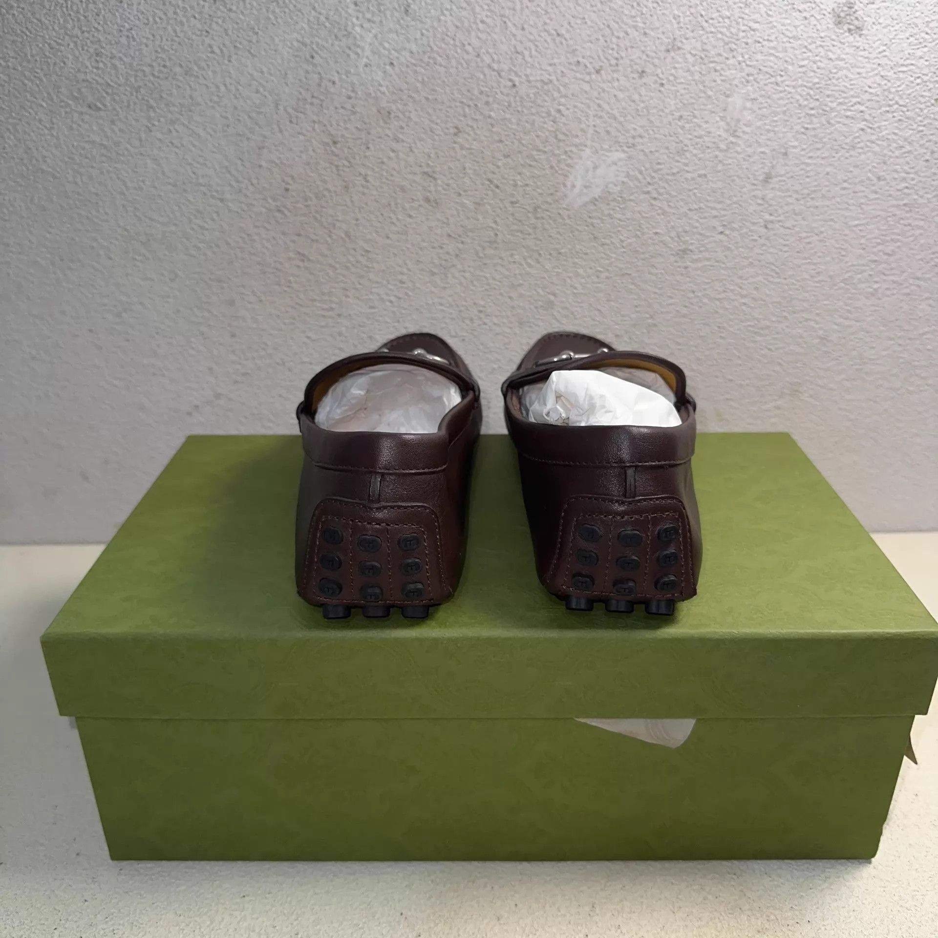 Gucci GUCCI Horsebit Loafer Men's Brown Leather 41 Size US 8 / EU 41 - 3 Thumbnail