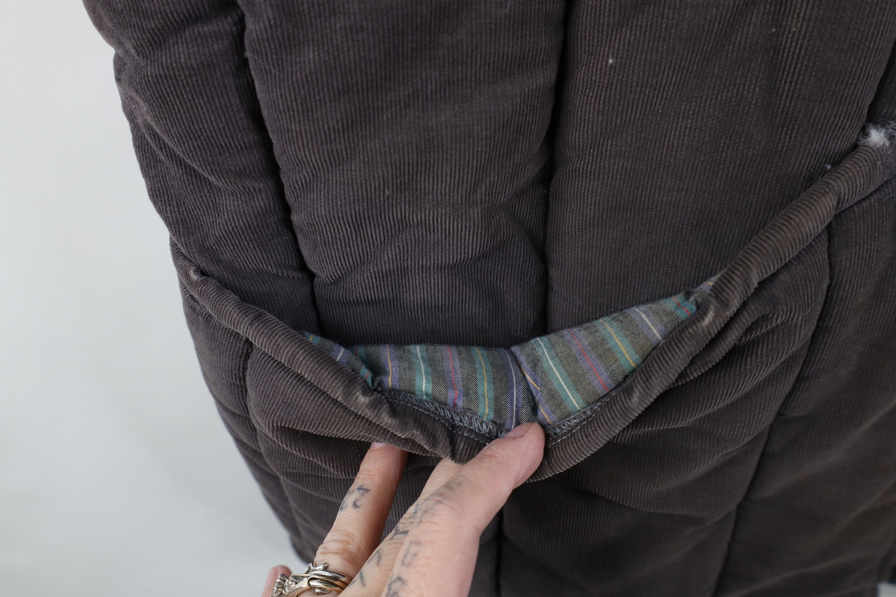 Vintage Vintage 70s 80s Streetwear Blank Corduroy Puffer Vest Jacket Size US XL / EU 56 / 4 - 8 Thumbnail