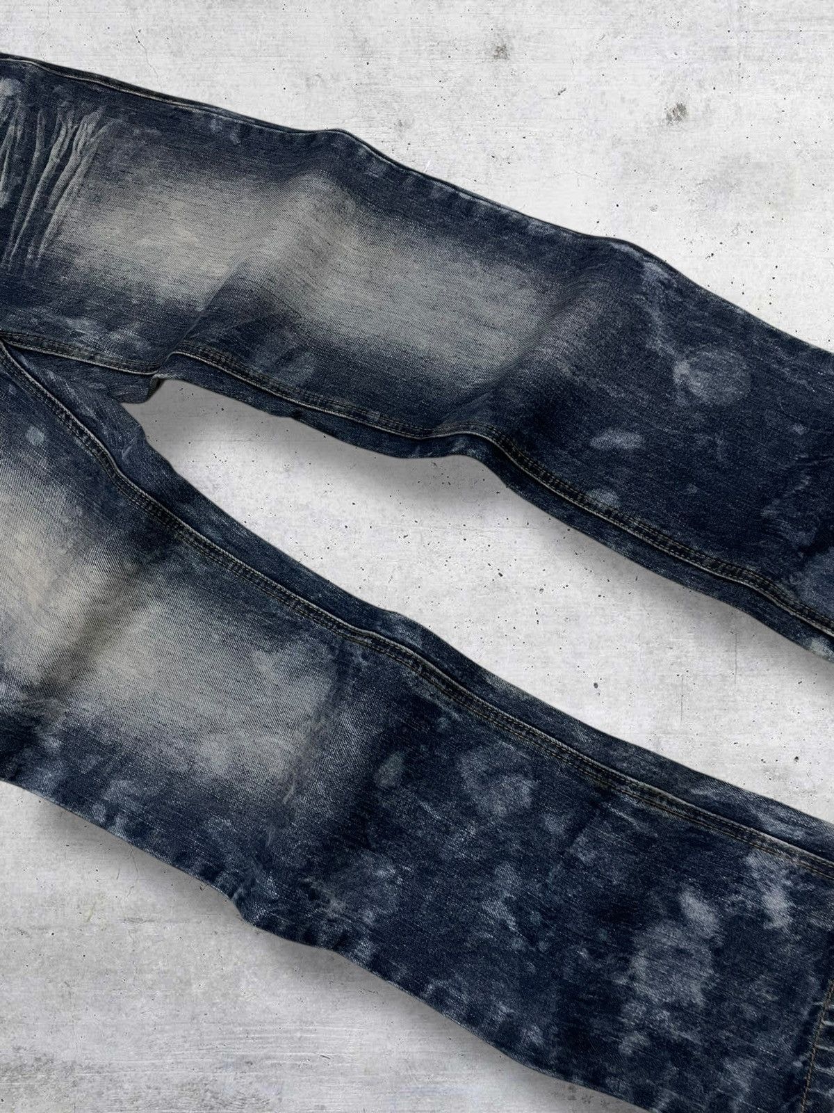 semanticdesign NYLAUS 1990S JAPAN DESIGNER UNDERGROUND DAICOCK PRINT DENIM Size US 29 - 10 Thumbnail