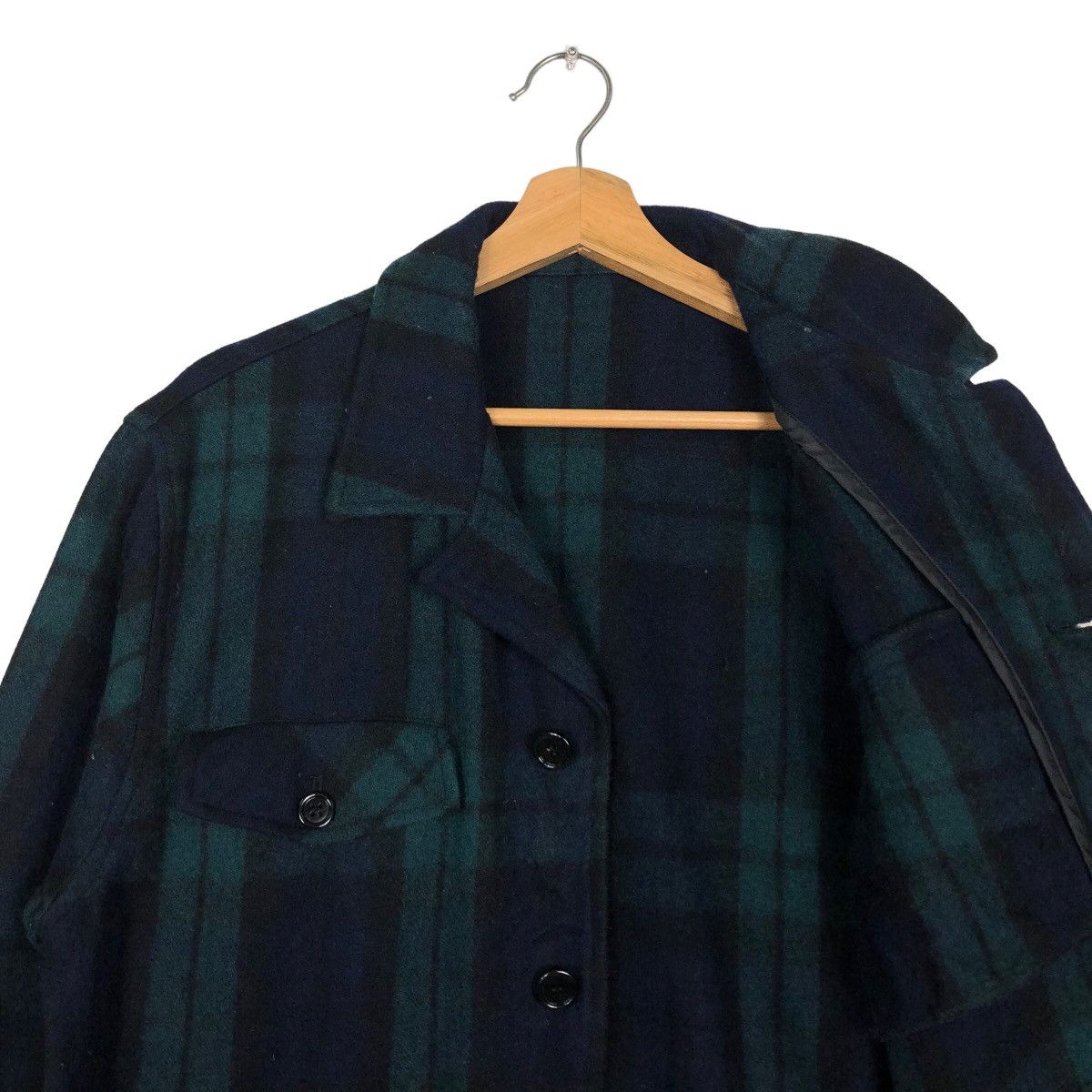 Japanese Brand 🔥90’s Vintage Wool Jacket Tartan Design Veffe Issey Miyake Size US M / EU 48-50 / 2 - 9 Thumbnail