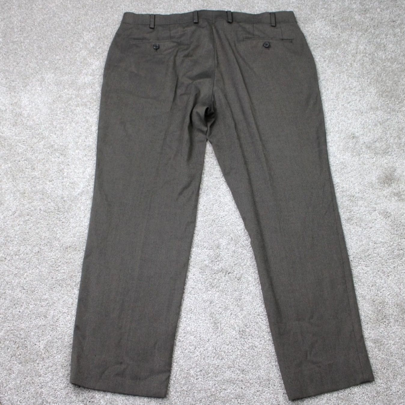 Ralph Lauren LAUREN Ralph Lauren Pants Mens 36x29 Brown Flat Front Polyester/Rayon Stretch Dress Pants Regular Straight Front 90s Theme Mens Size US 36 / EU 52 - 6 Thumbnail