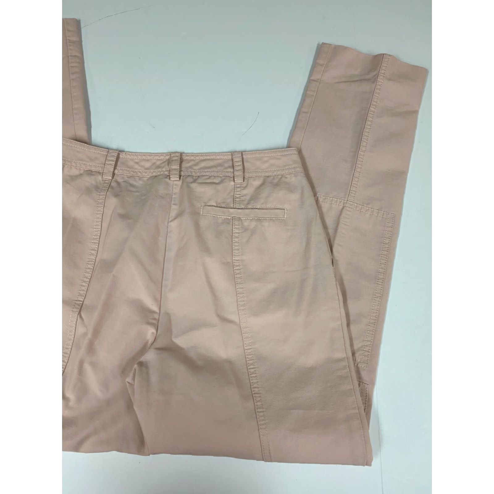 DKNY DKNY Womens Pants 28x30 pink zipper straight city Pants Women Regular 28in Pink Chino Slimming Stretch Size 28" / US 6 / IT 42 - 7 Thumbnail