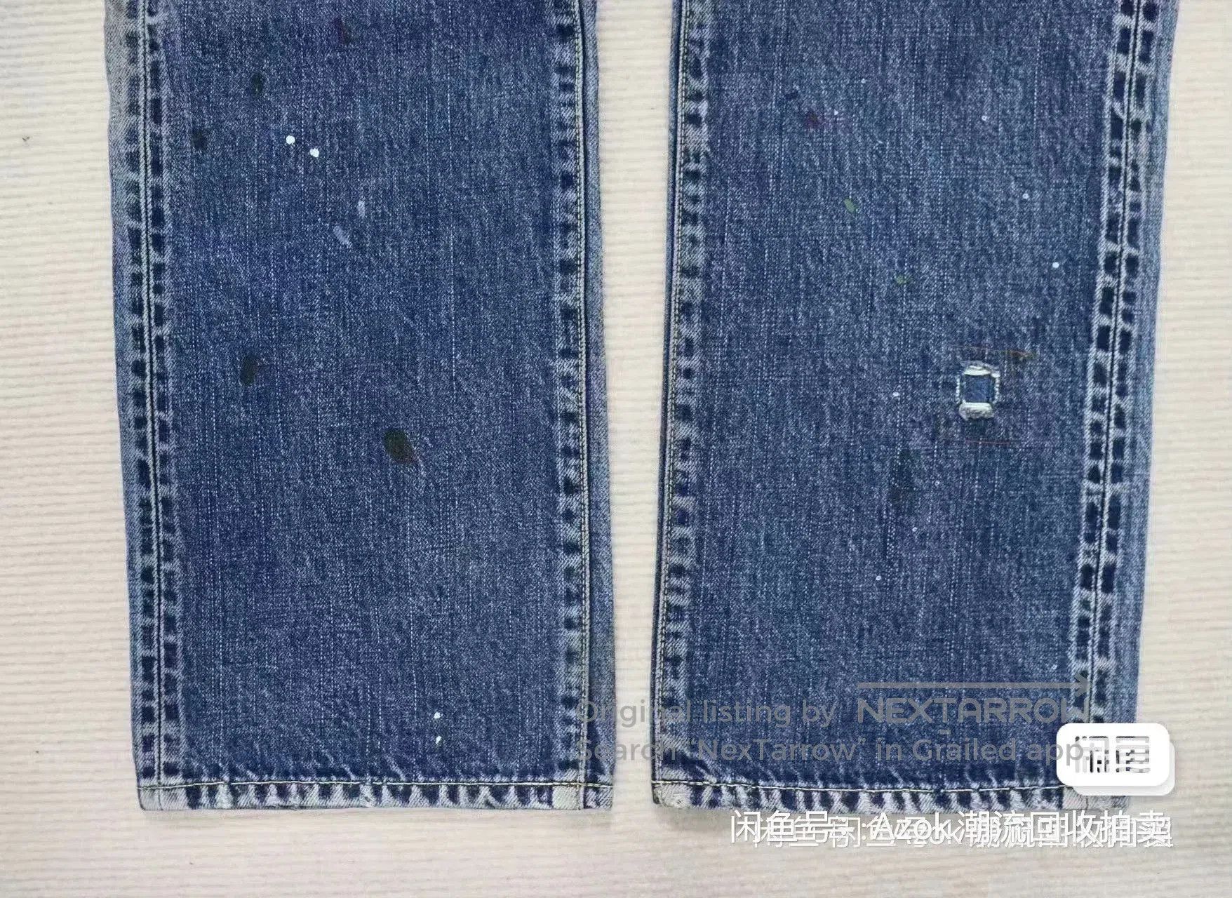 Visvim Visvim Dry4 Distressed Blue Denim. Size US 26 / EU 42 - 6 Thumbnail