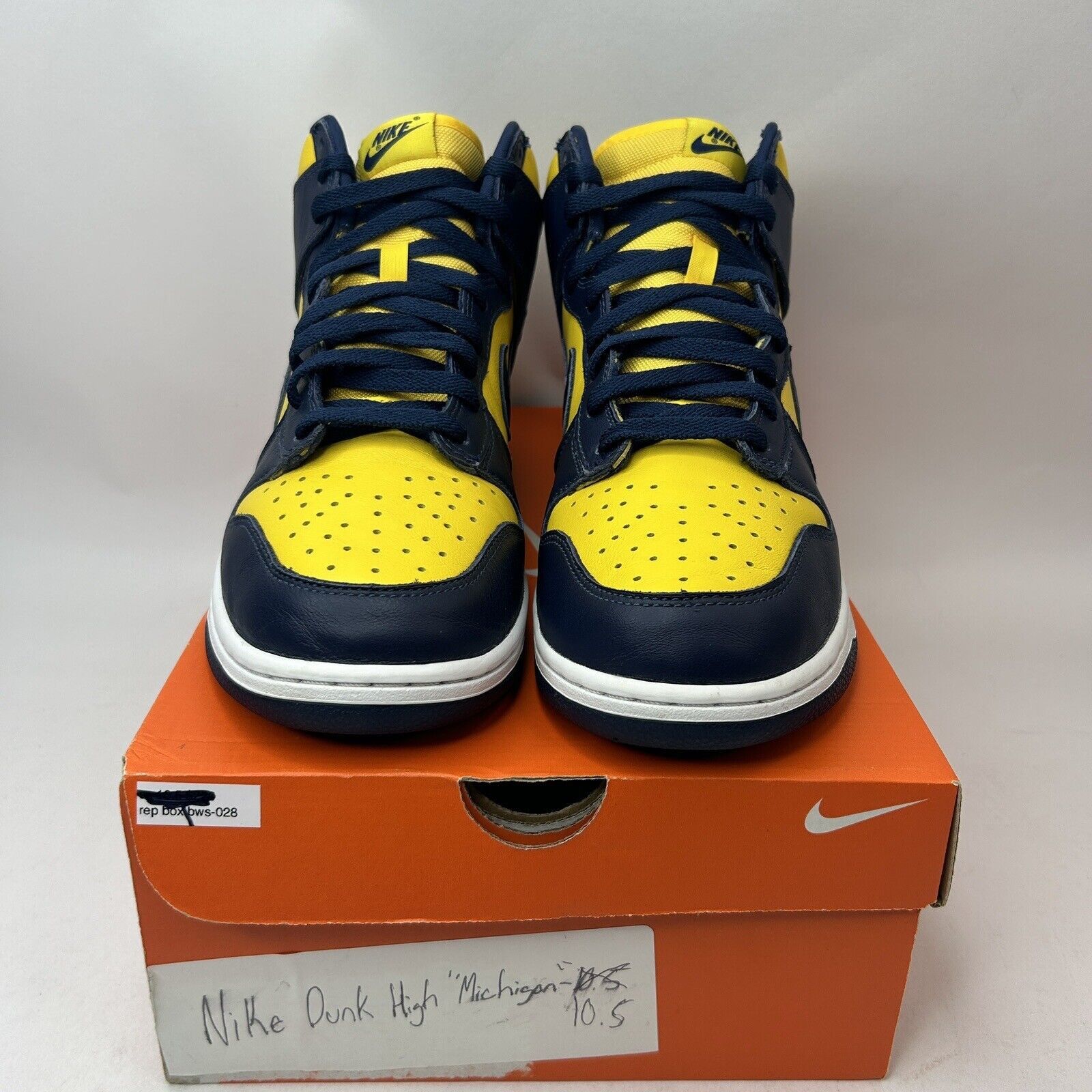 Nike Nike Dunk High SP “Michigan” 2023 Size US 10.5 / EU 43-44 - 2 Thumbnail