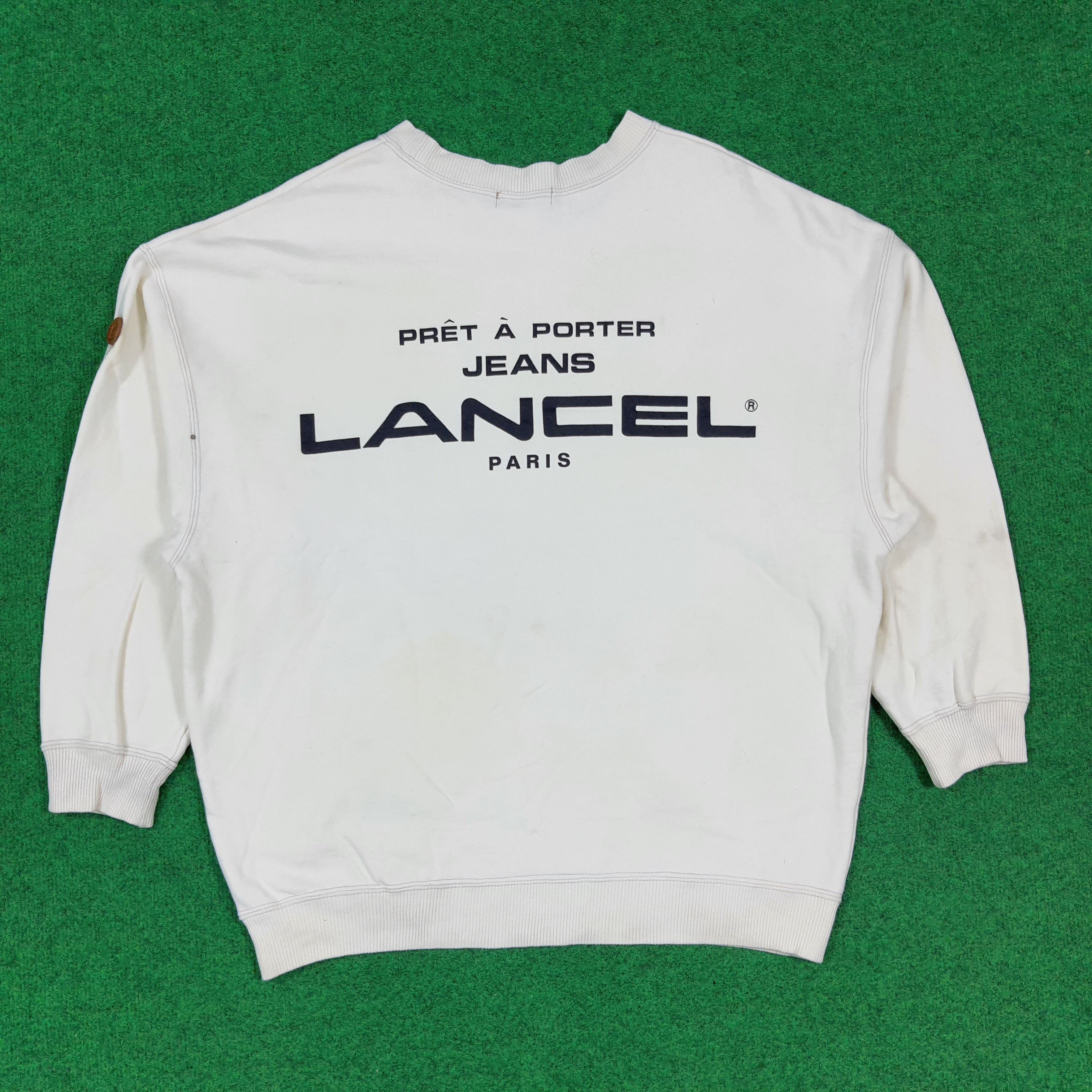 Lancel Vintage Pret A Porter Jeans Lancel Paris Sweatshirt C296N15 Size US L / EU 52-54 / 3 - 1 Thumbnail