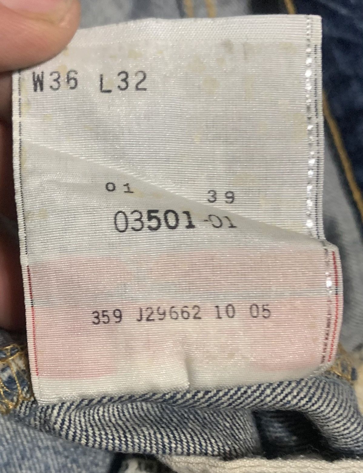 Levi's Vintage Levis 501 Straight Faded Blue Jeans Distressed Size US 36 / EU 52 - 12 Thumbnail