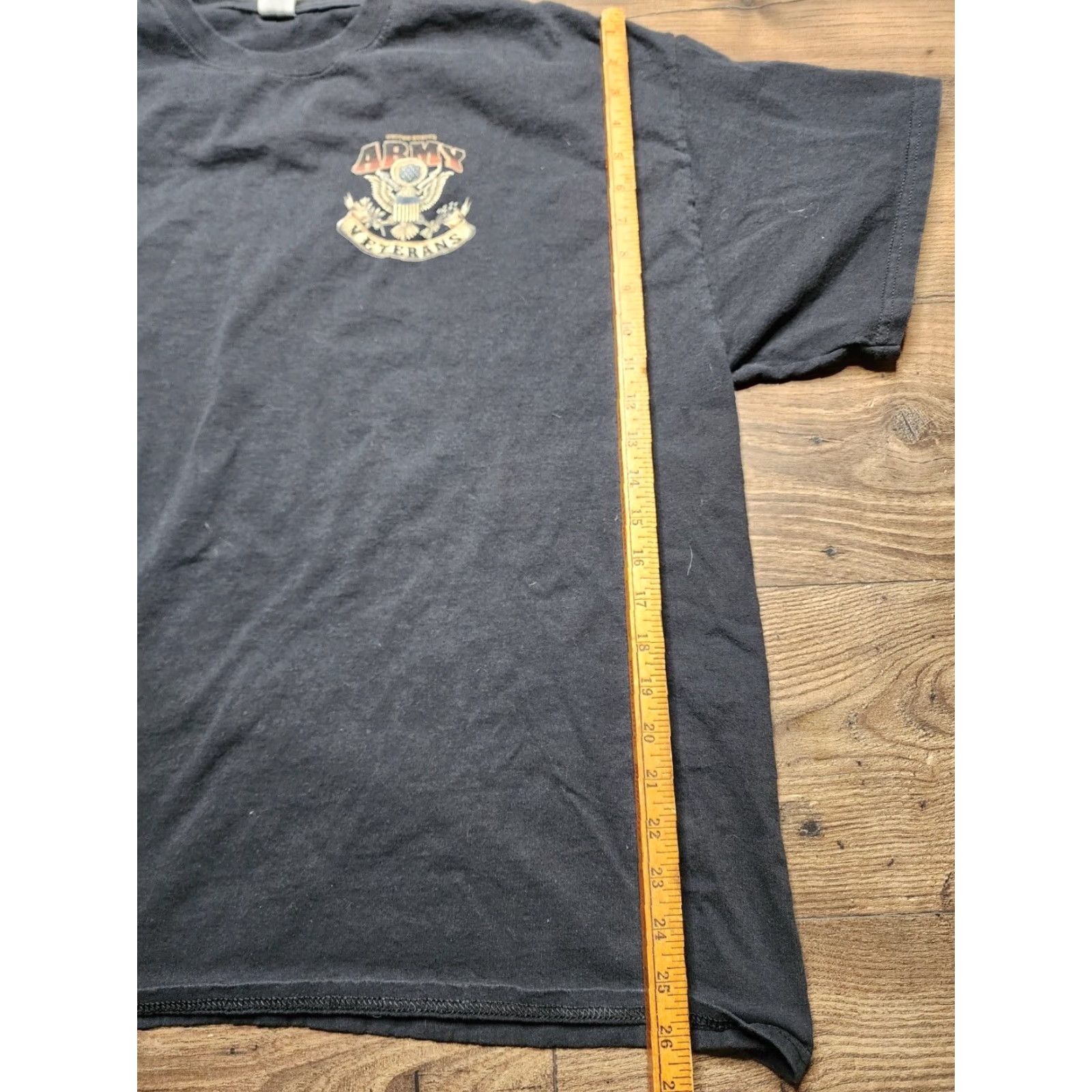 Gildan Gildan Men's 2XL United States Army Veterans T-Shirt Black Double-Sided Graphic Size US XXL / EU 58 / 5 - 2 Thumbnail