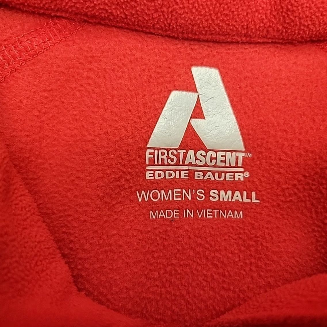 Eddie Bauer Eddie Bauer First Ascent Sweater Womens S Red 1/2 Zip Fleece Outdoors Gorp Shirt Size S / US 4 / IT 40 - 6 Thumbnail
