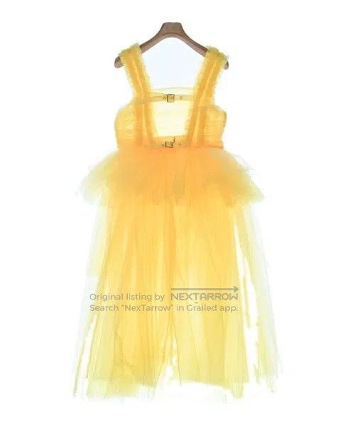 Comme des Garcons Comme des Garcons Yellow vintage lace dress Size S / US 4 / IT 40 - 2 Thumbnail