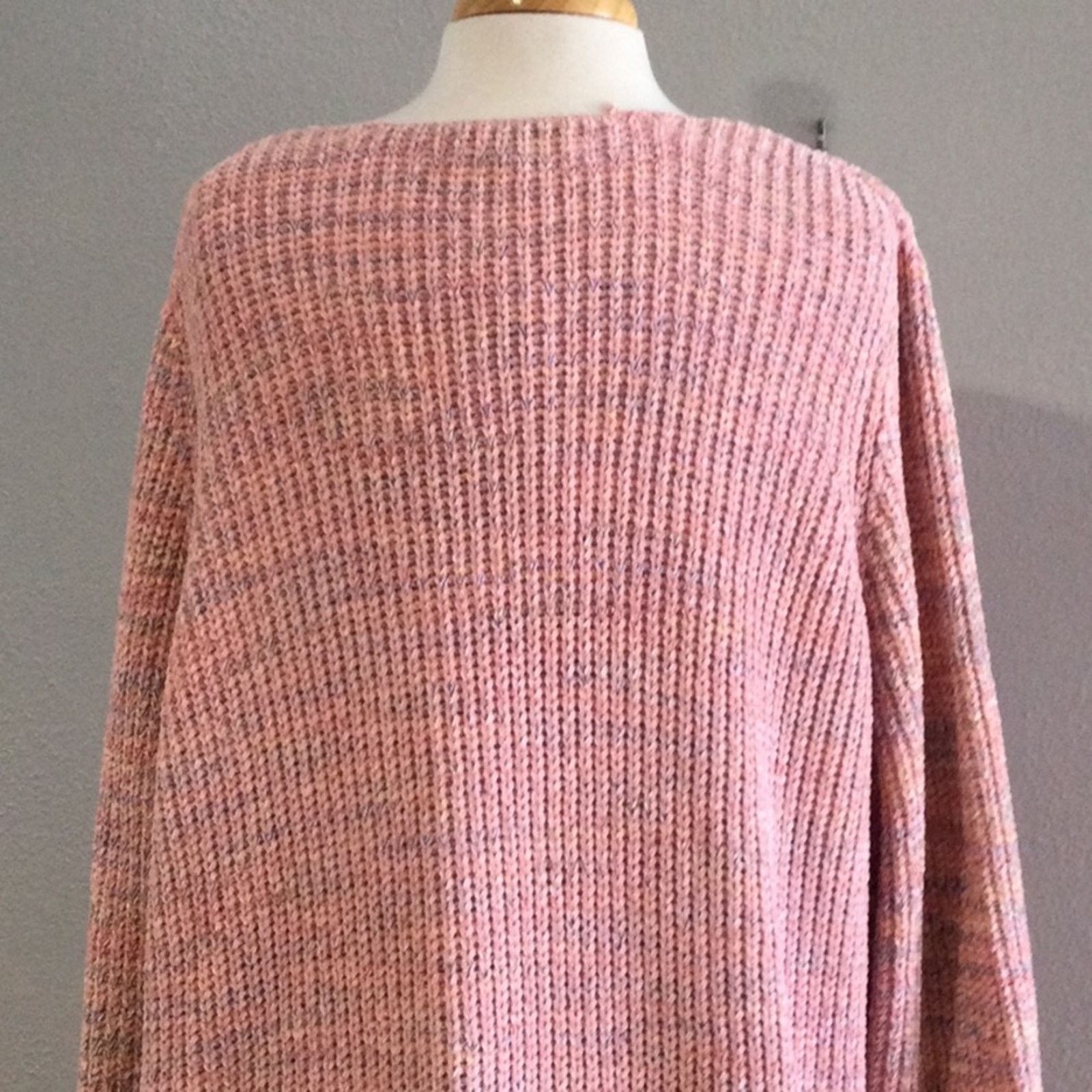 Other Absolutely Famous Rose Knitted Open Front Cardigan 3X NWT Size 3XL / US 20-22 - 10 Thumbnail