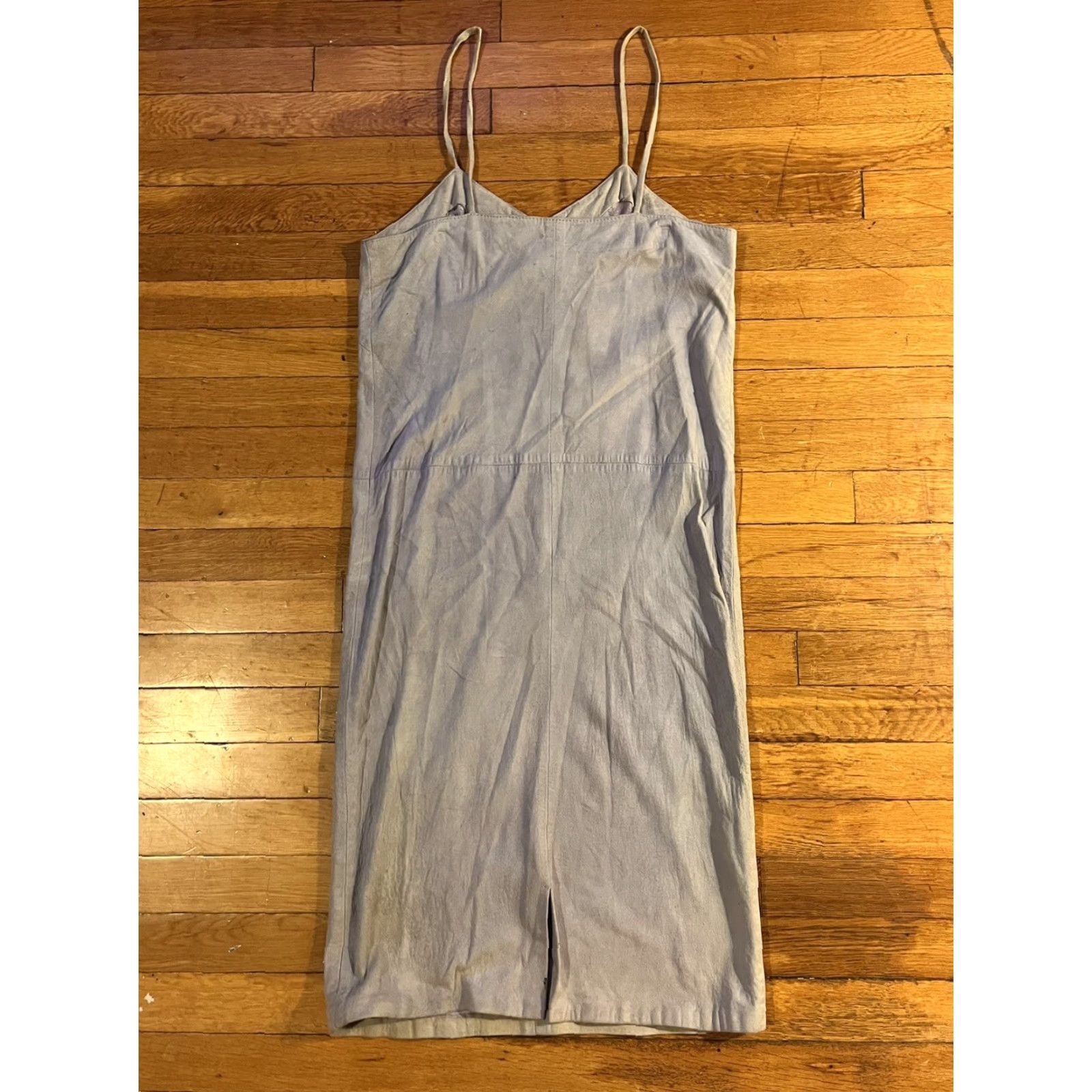 Vintage VINTAGE Michael Hoban For North Beach Leather Suede Dress Women's Medium Grey Size M / US 6-8 / IT 42-44 - 7 Thumbnail