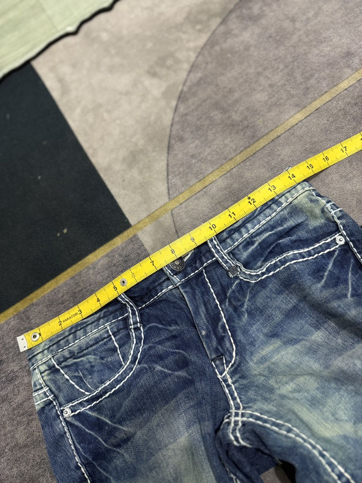Tornado Mart CLRIDE.n FLARE IFSIXl DENIM PANTS Size US 28 / EU 44 - 10 Thumbnail