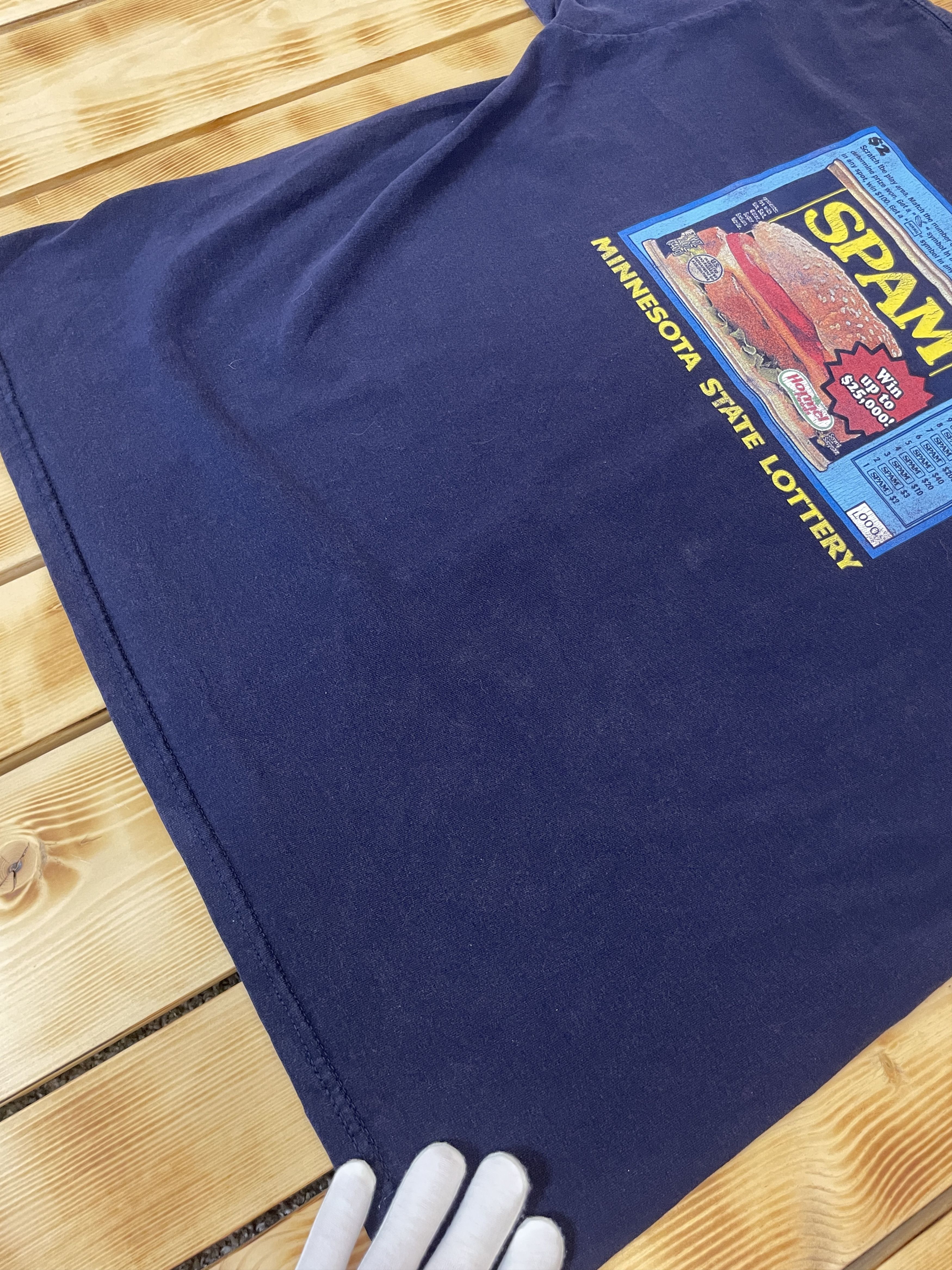 Gildan Vintage Spam T-Shirt Minnesota State Lottery Promo Size US XL / EU 56 / 4 - 12 Thumbnail