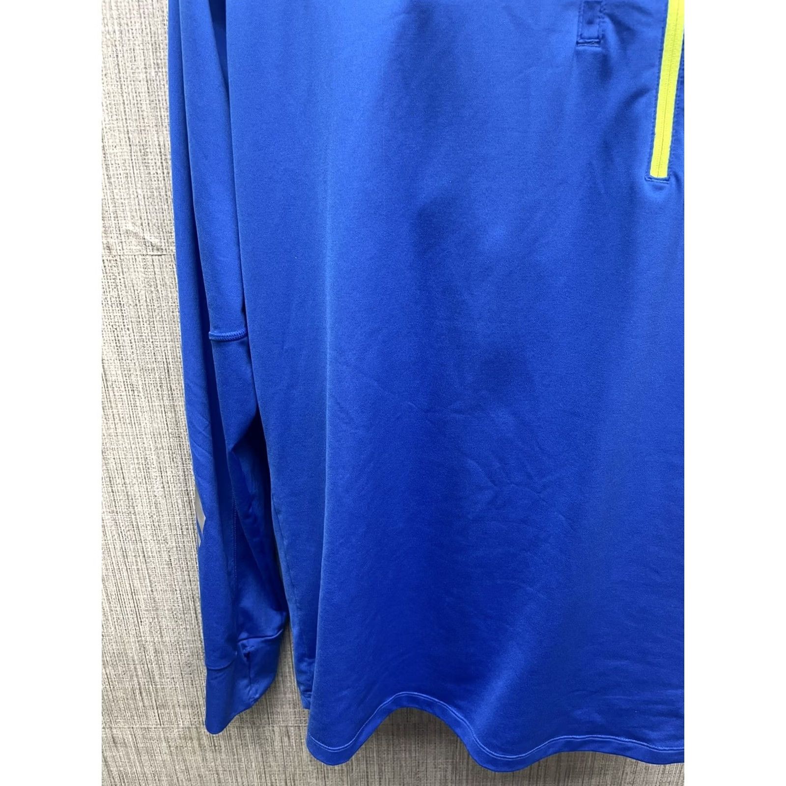 Under Armour Under Armour Blue Sweatshirt Mens L Regular Run Dark Half Zip Pullover Size US L / EU 52-54 / 3 - 3 Thumbnail