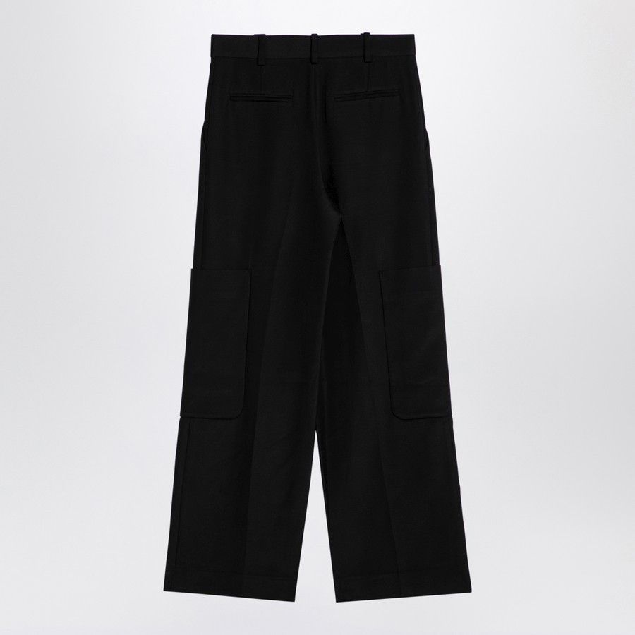 KHAITE o1d2blof0824 Caiton High-Waisted Trousers in Black Size 27" / US 4 / IT 40 - 2 Thumbnail