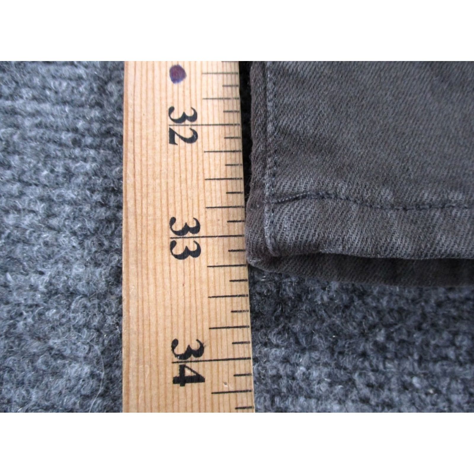 Imogene + Willie Imogene & Willie Pants Womens XS Gray Slim Trouser Canvas Straight Cropped USA Made Size 26" / US 2 / IT 38 - 4 Thumbnail