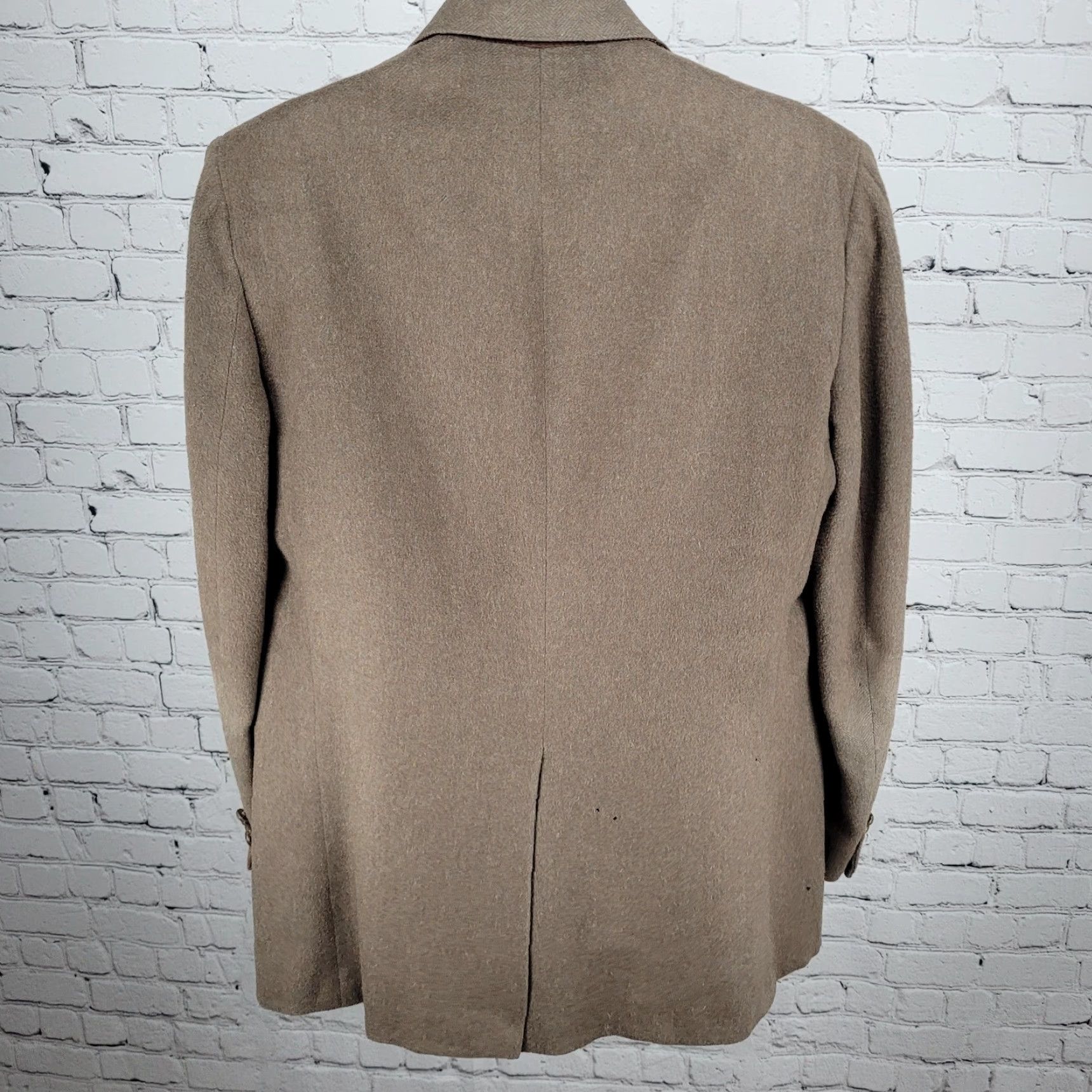 Vintage VTG Limited Edition Clothes Sports Coat Jacket Notch Blazer Brown 2 Button Single-Breasted 42 Mens Size 42R - 2 Thumbnail