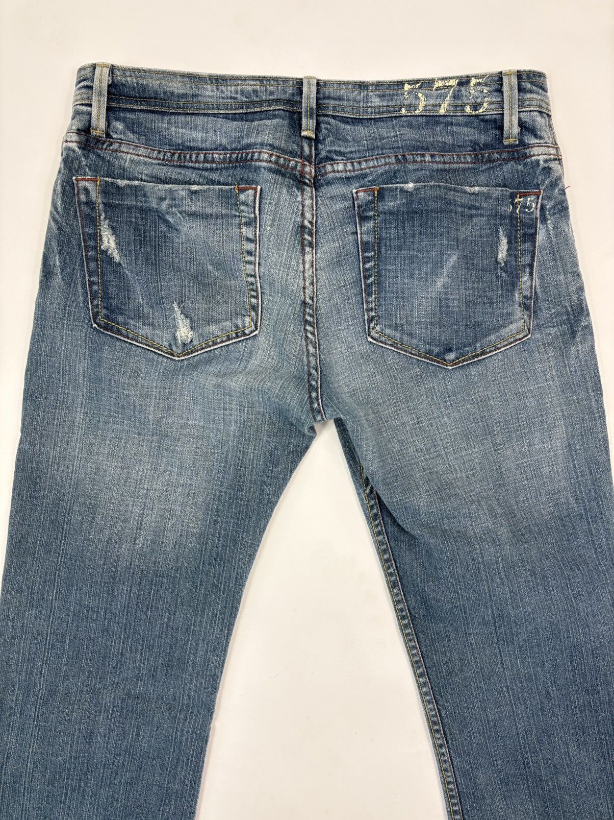 Other 2000s 575 Los Angeles Rigid Bootcut Light Wash Jeans Size US 32 / EU 48 - 10 Thumbnail