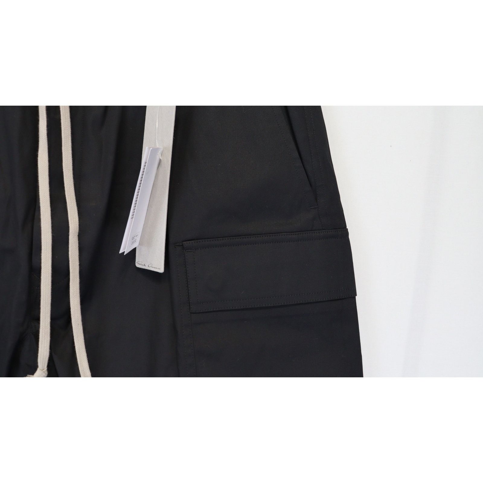 Rick Owens o1rshd1 Cargo Cropped in Black Size US 36 / EU 52 - 6 Thumbnail