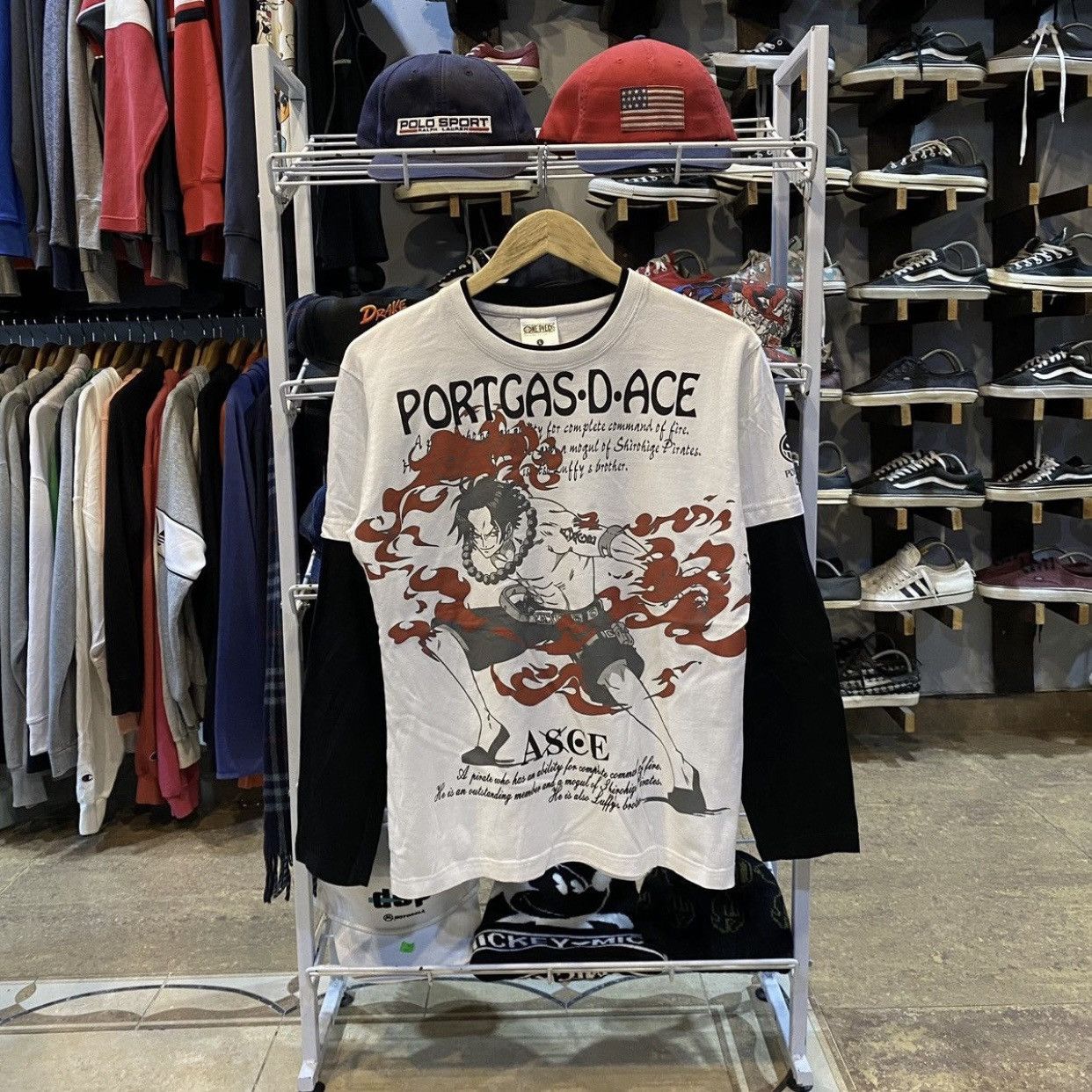 One Piece One Piece Portugase De Ace Mugiwara Pirates Size US M / EU 48-50 / 2 - 1 Thumbnail