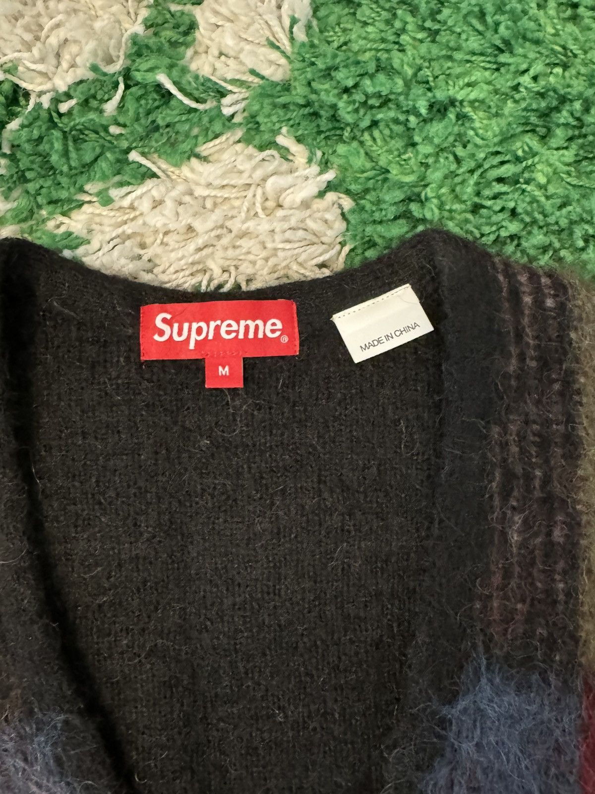 Supreme Supreme brushed grid cardigan Size US M / EU 48-50 / 2 - 4 Thumbnail