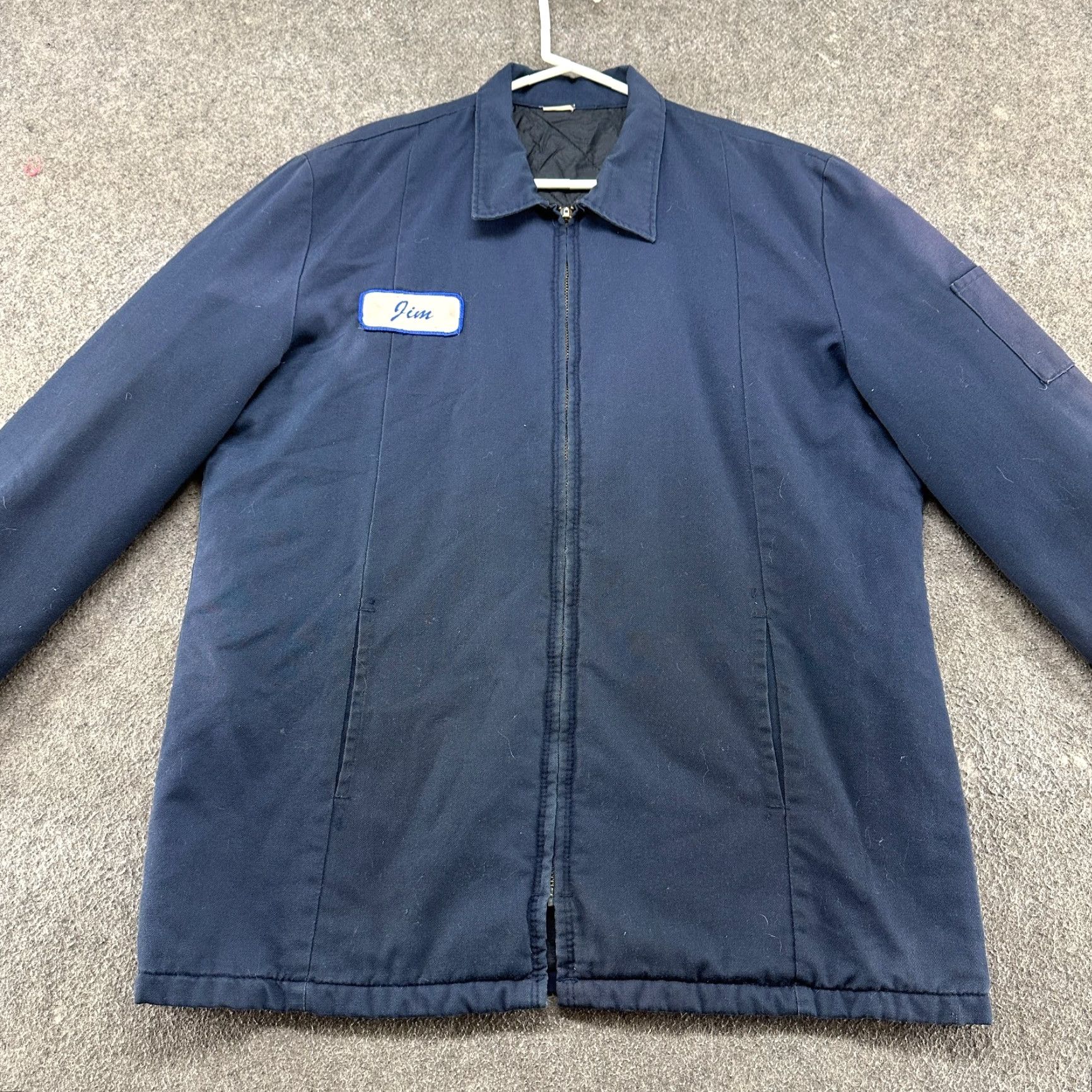 Vintage **VINTAGE 80s MEN'S LARGE BLUE LINED QUILTED JACKET** User: VINTAGE 80s MEN'S LARGE BLUE LINED QUILTED JACKET Size US L / EU 52-54 / 3 - 4 Thumbnail