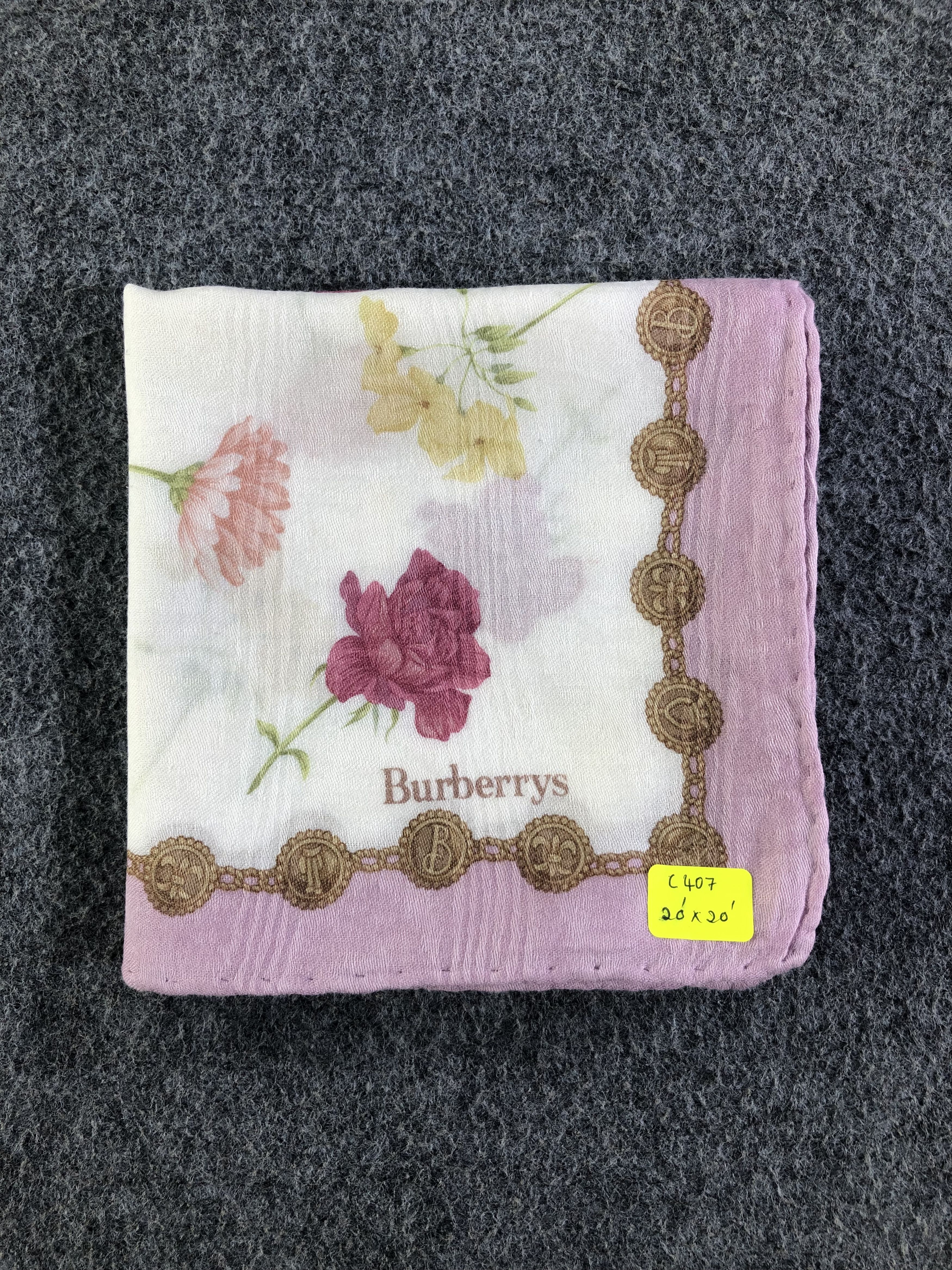 Burberry Burberrys Handkerchief / Bandana / Neckerchief C407 Size ONE SIZE - 8 Thumbnail