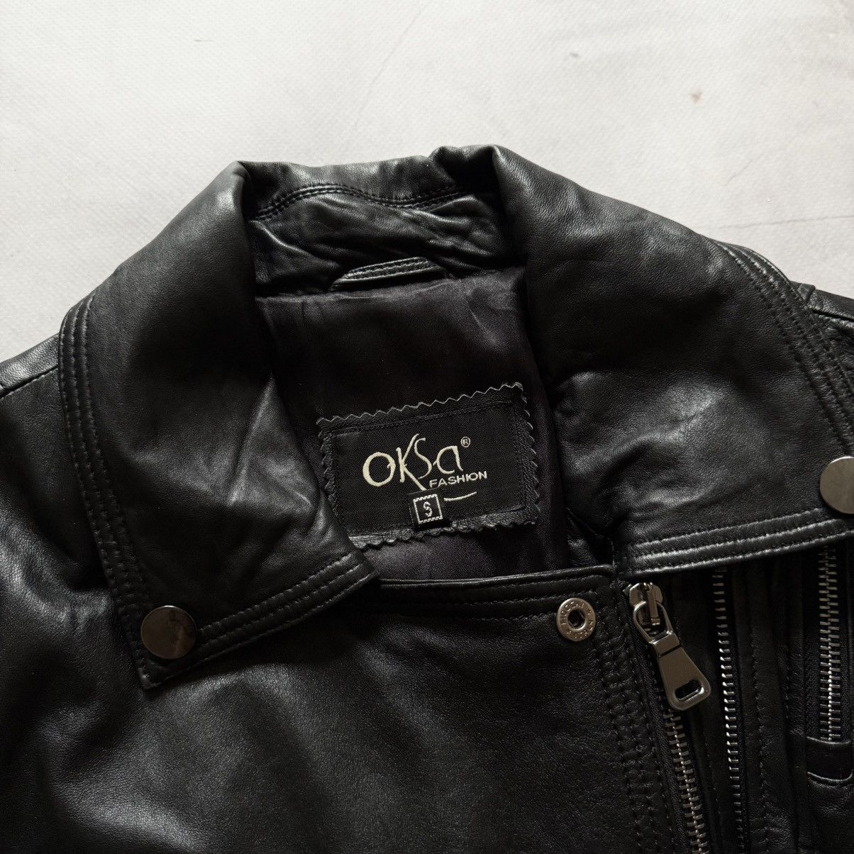 Allsaints Biker Leather Jacket Style Allsaints Avantgarde Opium Size S / US 4 / IT 40 - 11 Thumbnail