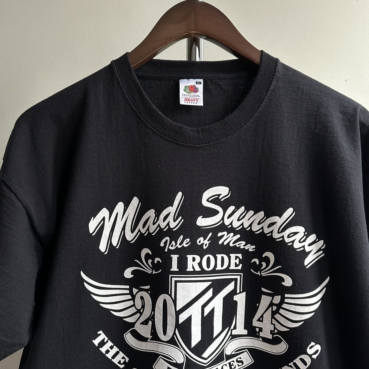 Vintage Vintage Isle of Man TT Moto Racing T-Shirt Size US XL / EU 56 / 4 - 3 Thumbnail