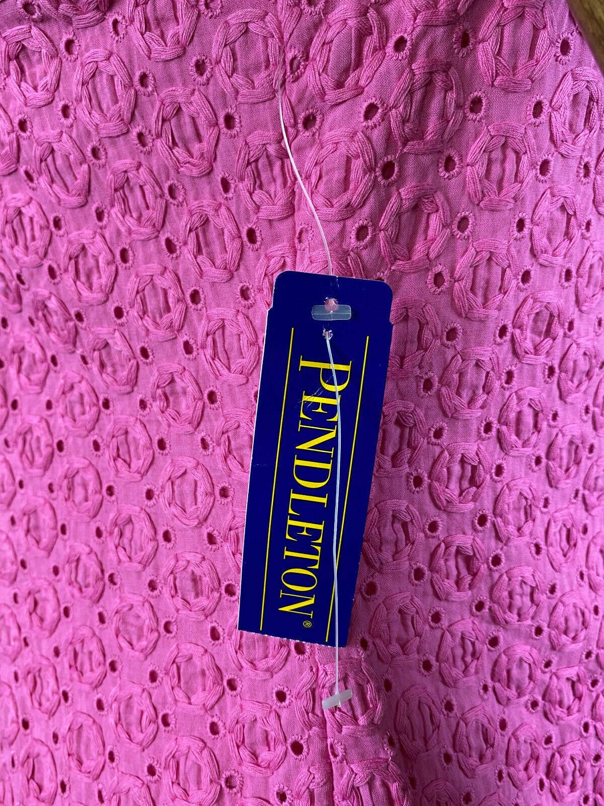 Pendleton Ladies Pendleton Pink Cotton Long Lace Dress Size 6 Size M / US 6-8 / IT 42-44 - 5 Thumbnail