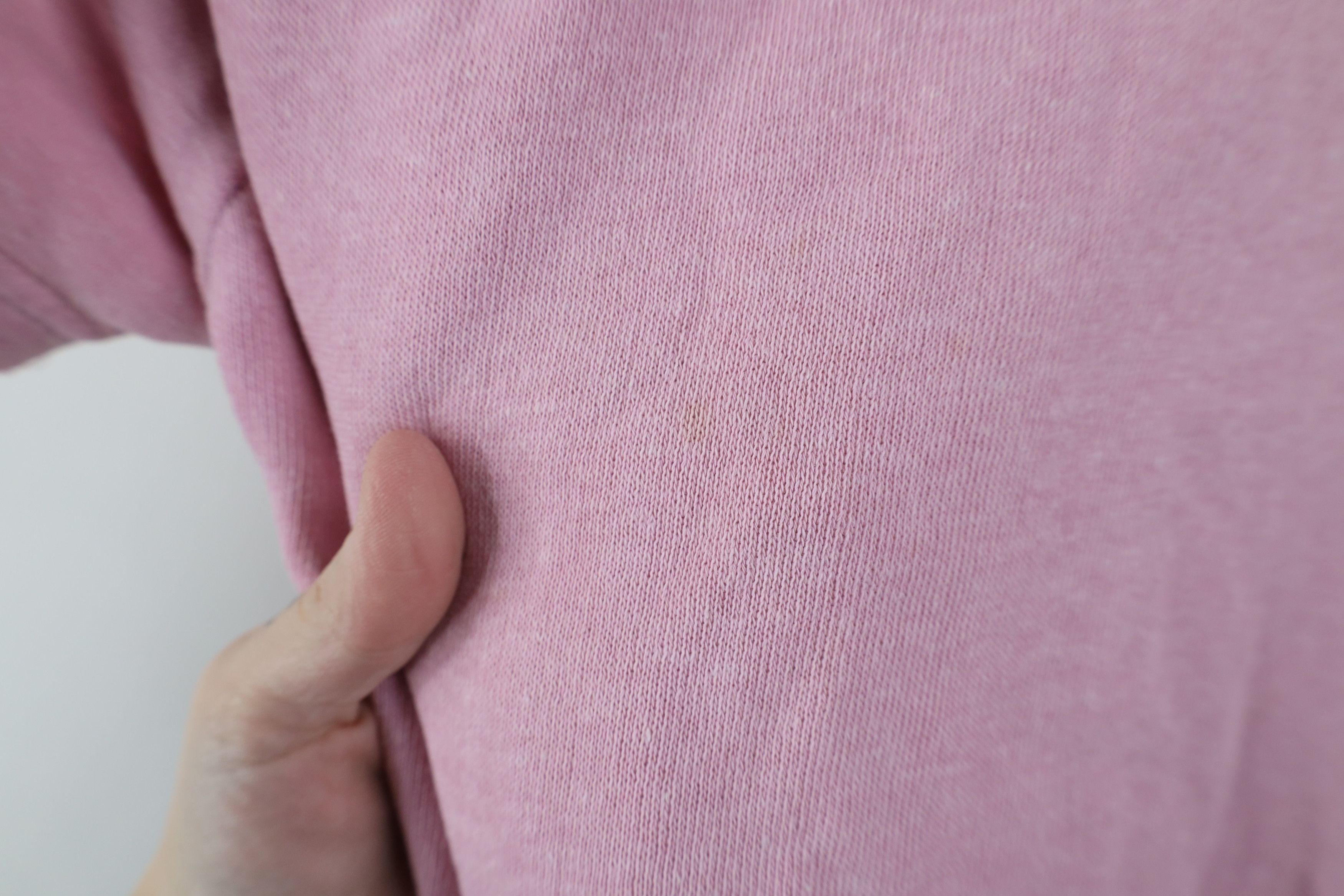 Vintage Vintage 70s Streetwear Short Sleeve Sweatshirt Pink USA Size L / US 10 / IT 46 - 8 Thumbnail