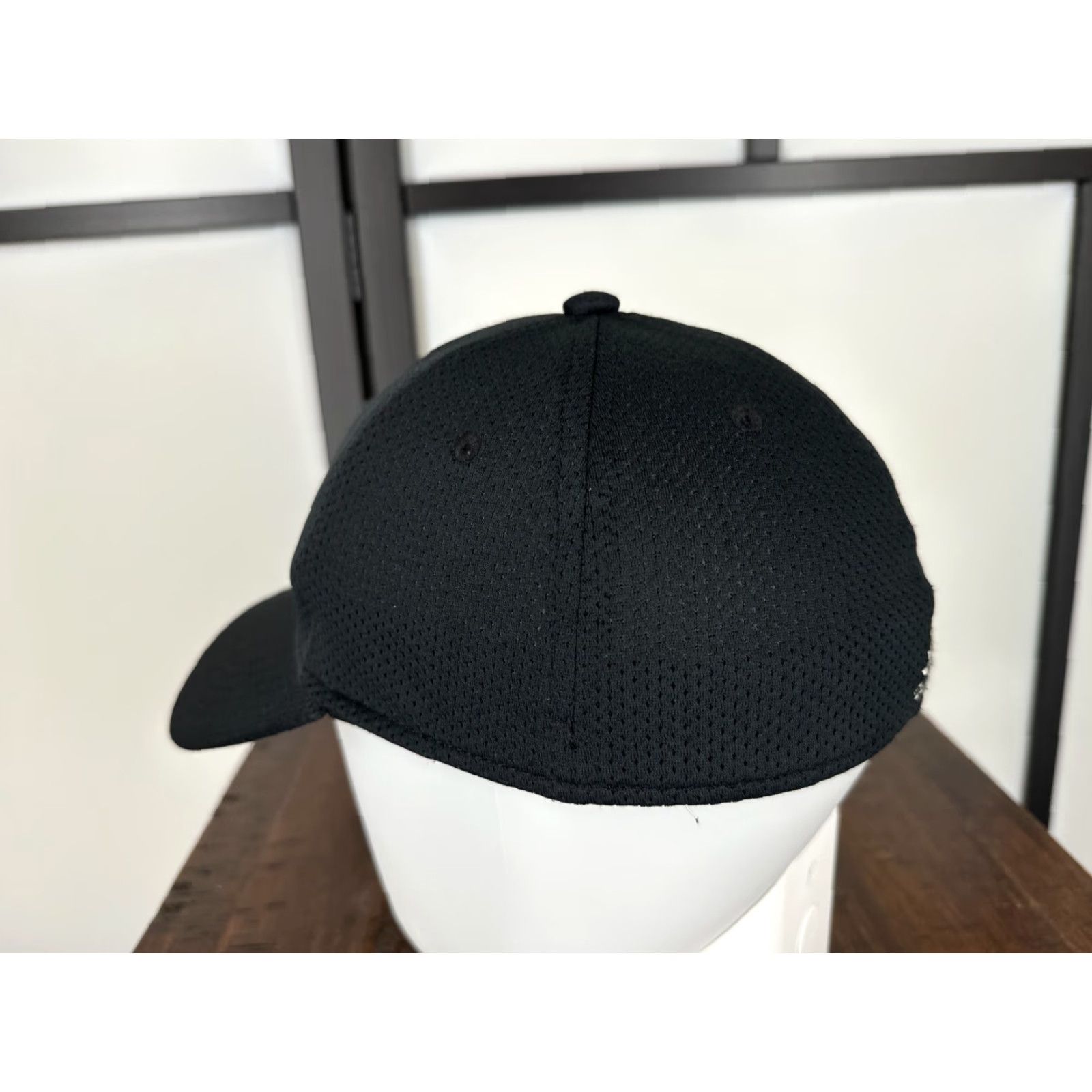 Adidas Adidas Hat Cap Fitted Adult Medium Black Polyester Embroidered A-Flex Golf Hat Cap Mens Size ONE SIZE - 5 Thumbnail