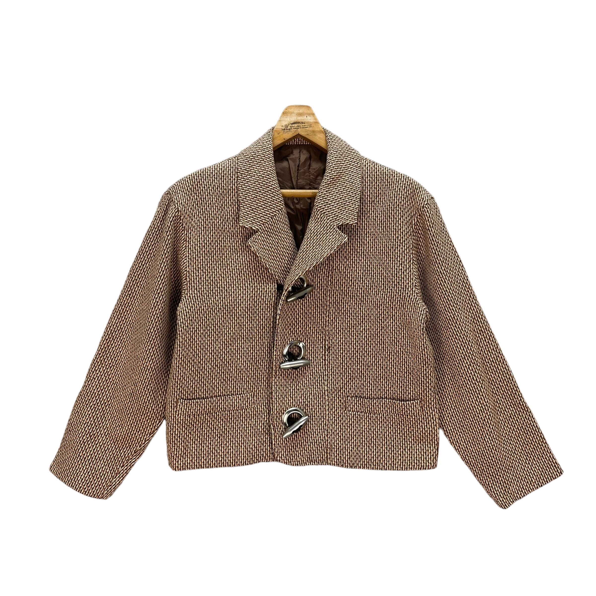 Y'S BIS TOGGLE BUTTON CROP JACKET #8269-219