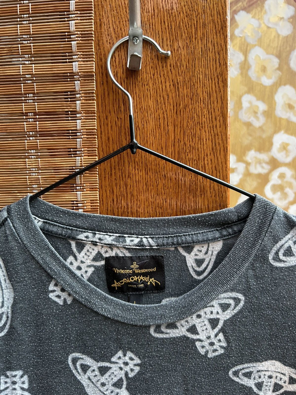 Vivienne Westwood Vivienne Westwood Anglomania Time Machine Tee Orb Logo AOP Size US L / EU 52-54 / 3 - 6 Thumbnail