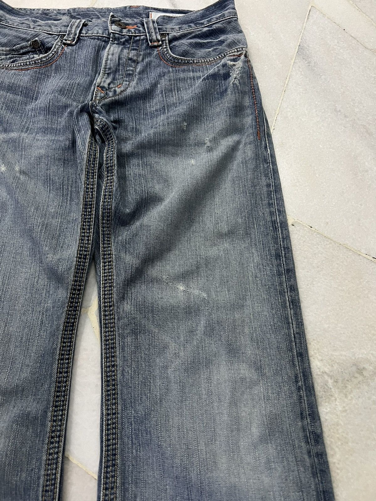 Edwin × If Six Was Nine × Japanese Brand 💥Flare💥Vintage Edwin Backle Back Faded Washed Jeans Size US 28 / EU 44 - 5 Thumbnail