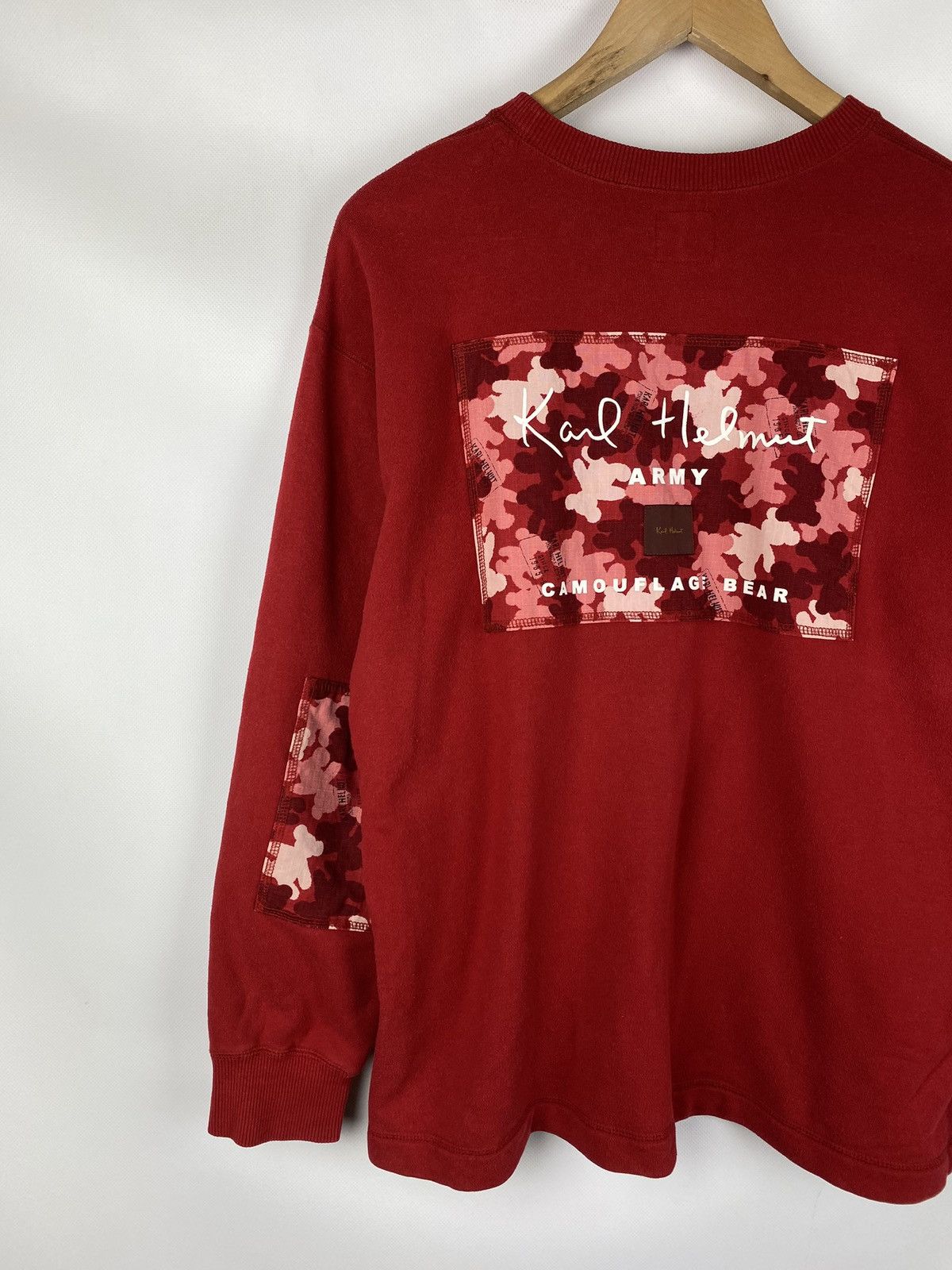 Japanese Brand × Karl Helmut Karl Helmut Pink House Bear Logo men’s sweatshirt Japan Size US M / EU 48-50 / 2 - 14 Thumbnail