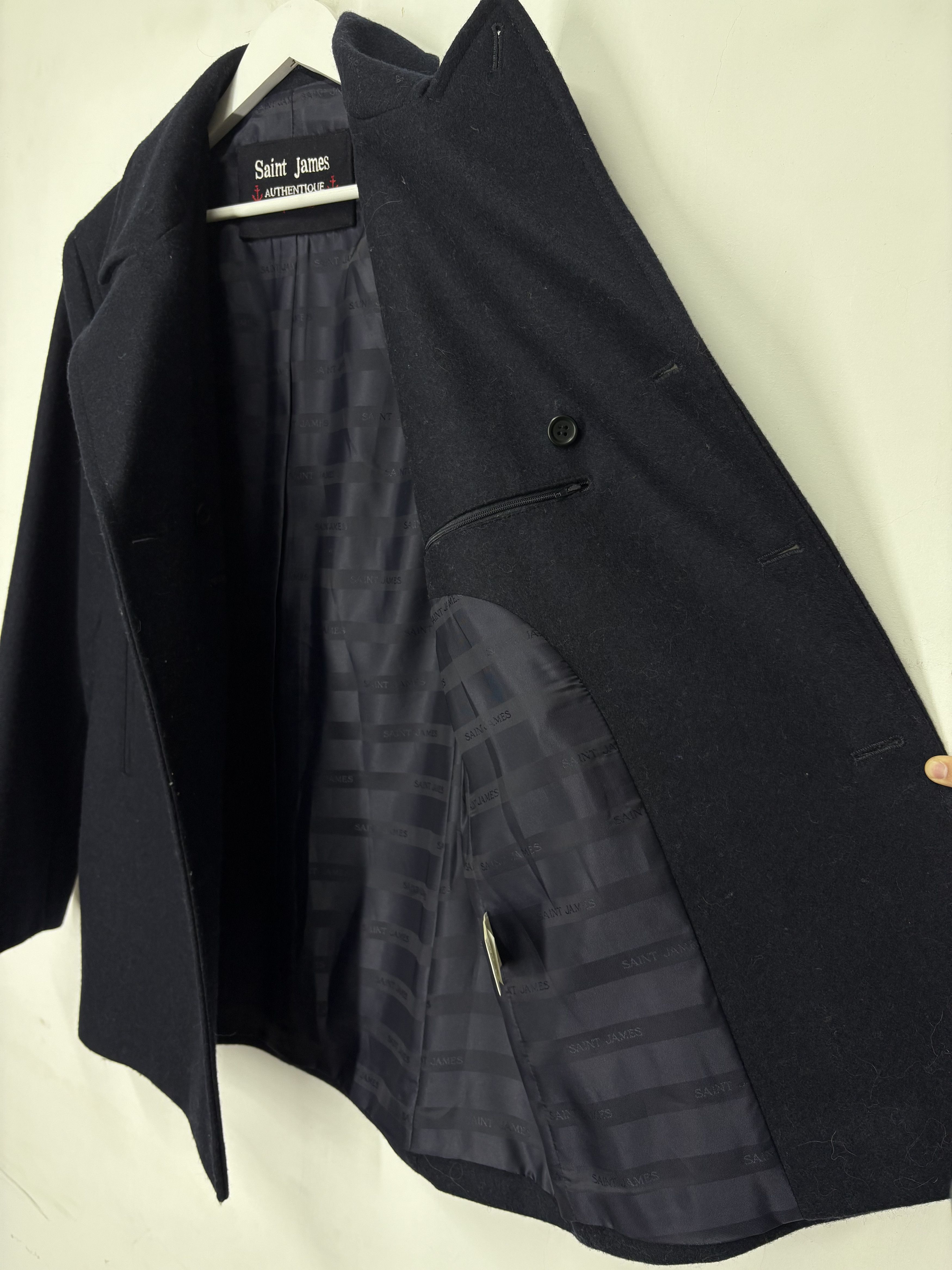 Saint James Saint James Galion Marine Officer Peacoat Double Breasted Size US S / EU 44-46 / 1 - 19 Thumbnail