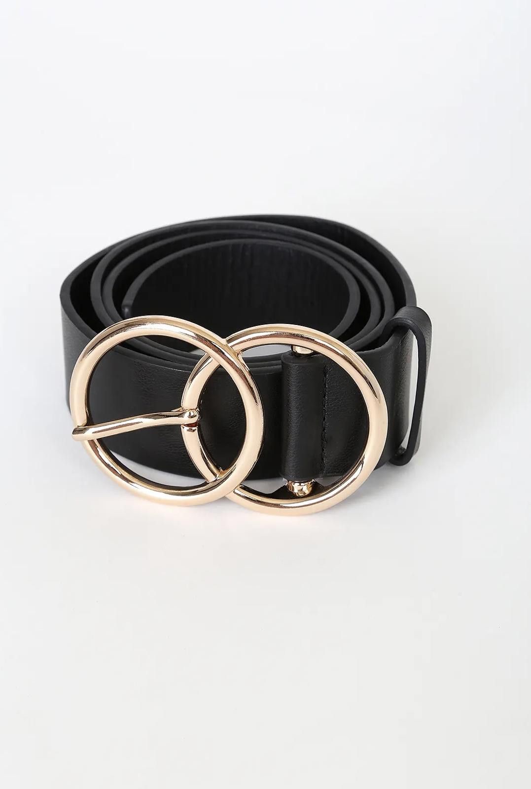 Other LULUS Vegan Double Buckle Belt Size ONE SIZE - 2 Thumbnail
