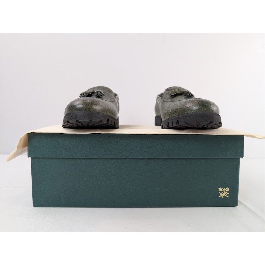 Aime Leon Dore o1rshd1 Leather Tassel Loafers Boots in Green Size US 8.5 / EU 41-42 - 17 Thumbnail