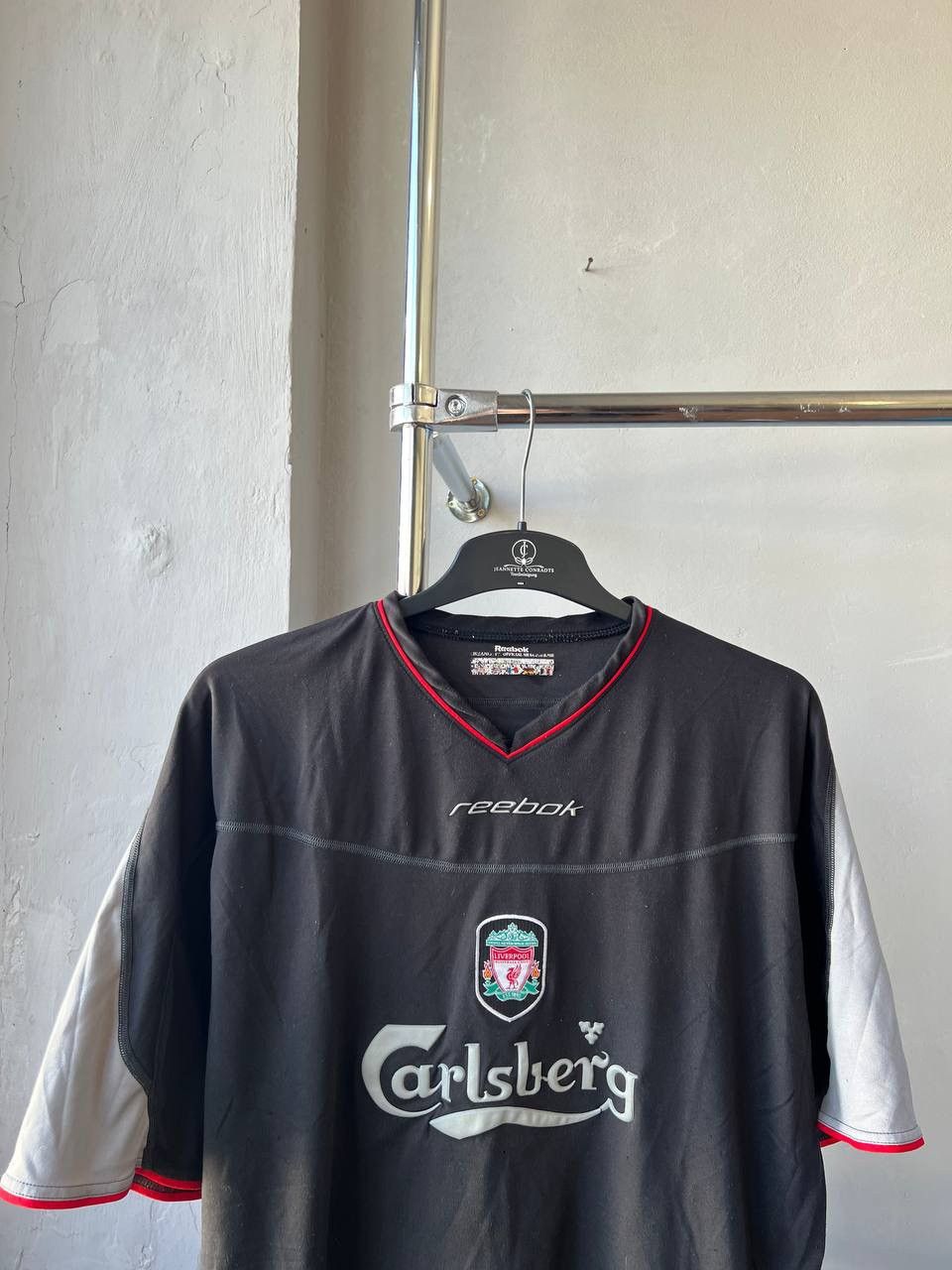 Reebok 2002/2003 LIVERPOOL FC AWAY SOCCER JERSEY FOOTBALL SHIRT XL Size US XL / EU 56 / 4 - 3 Thumbnail