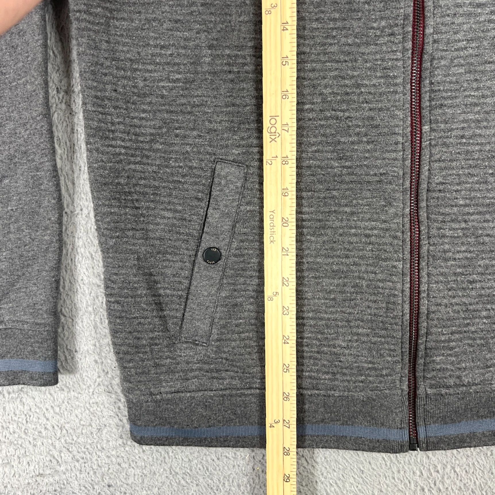 Ted Baker Ted Baker London Sweater Men Sz XL 5 Full Zipper Funnel Neck Long Sleeve Size US XL / EU 56 / 4 - 2 Thumbnail