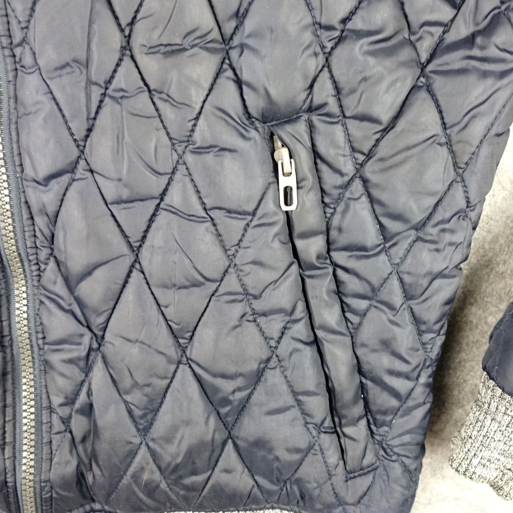Vintage Lee Cooper Jacket Mens Medium Blue Quilted Bomber Full Zip Padded Lined Casual Zip Pockets Insulated Size US M / EU 48-50 / 2 - 3 Thumbnail