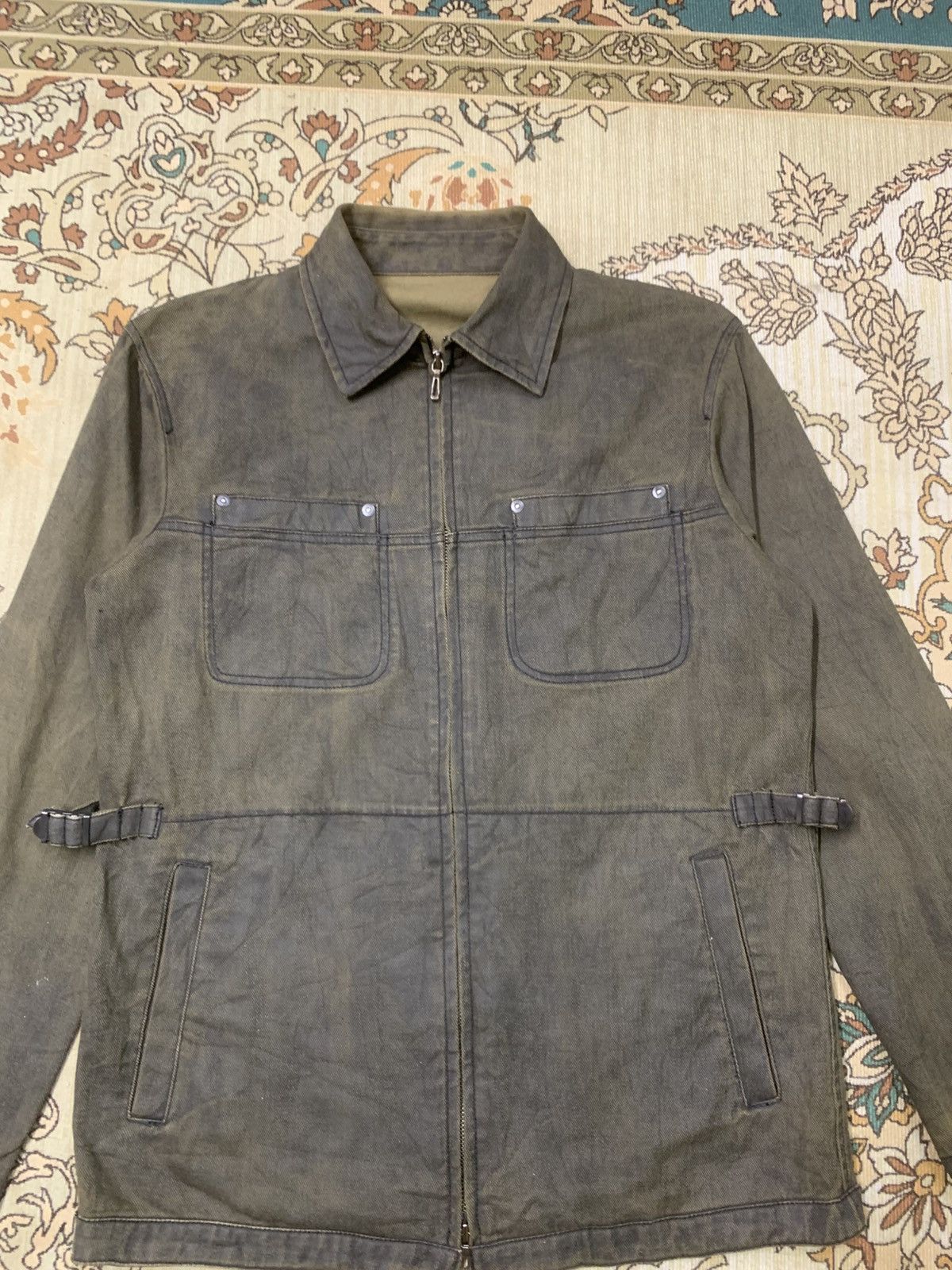 Issey Miyake ISSEY MIYAKE TETE HOMME JEANS JACKET Size US L / EU 52-54 / 3 - 5 Thumbnail