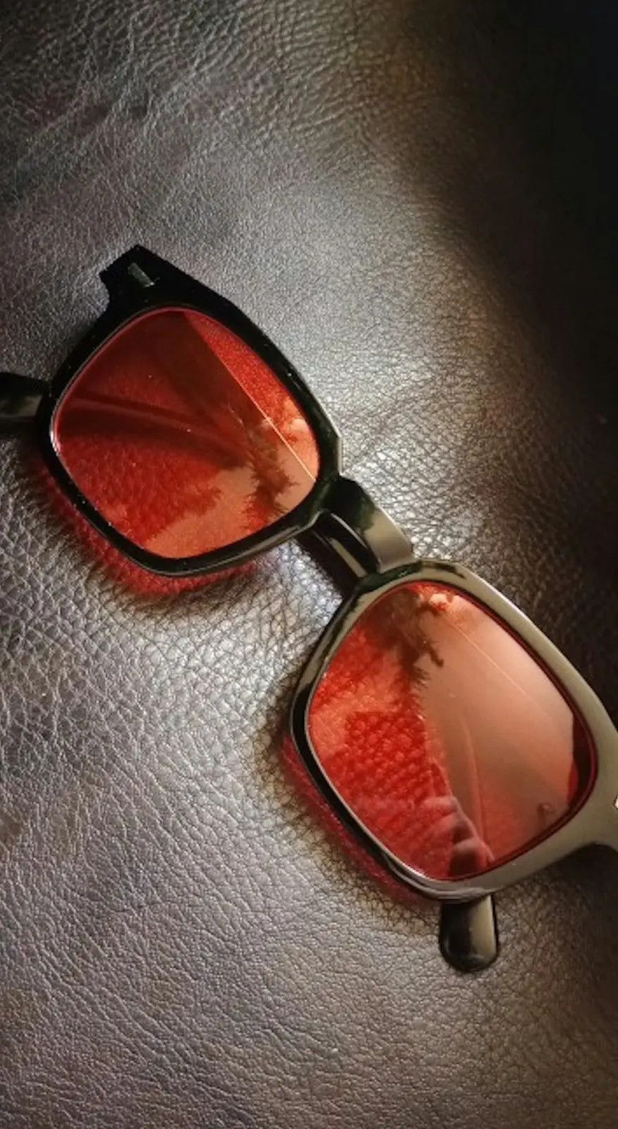 Electric Visual Red Lense Black Frame Sunglasses Size ONE SIZE - 4 Thumbnail