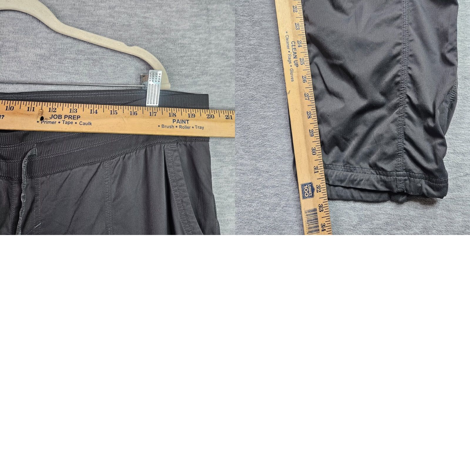 The North Face The North Face Women's Dark Gray Hiking Pants XL Drawstring Regular Gray Solid Activewear Pants Sports Men/Women Size 40" / US 18 - 8 Thumbnail
