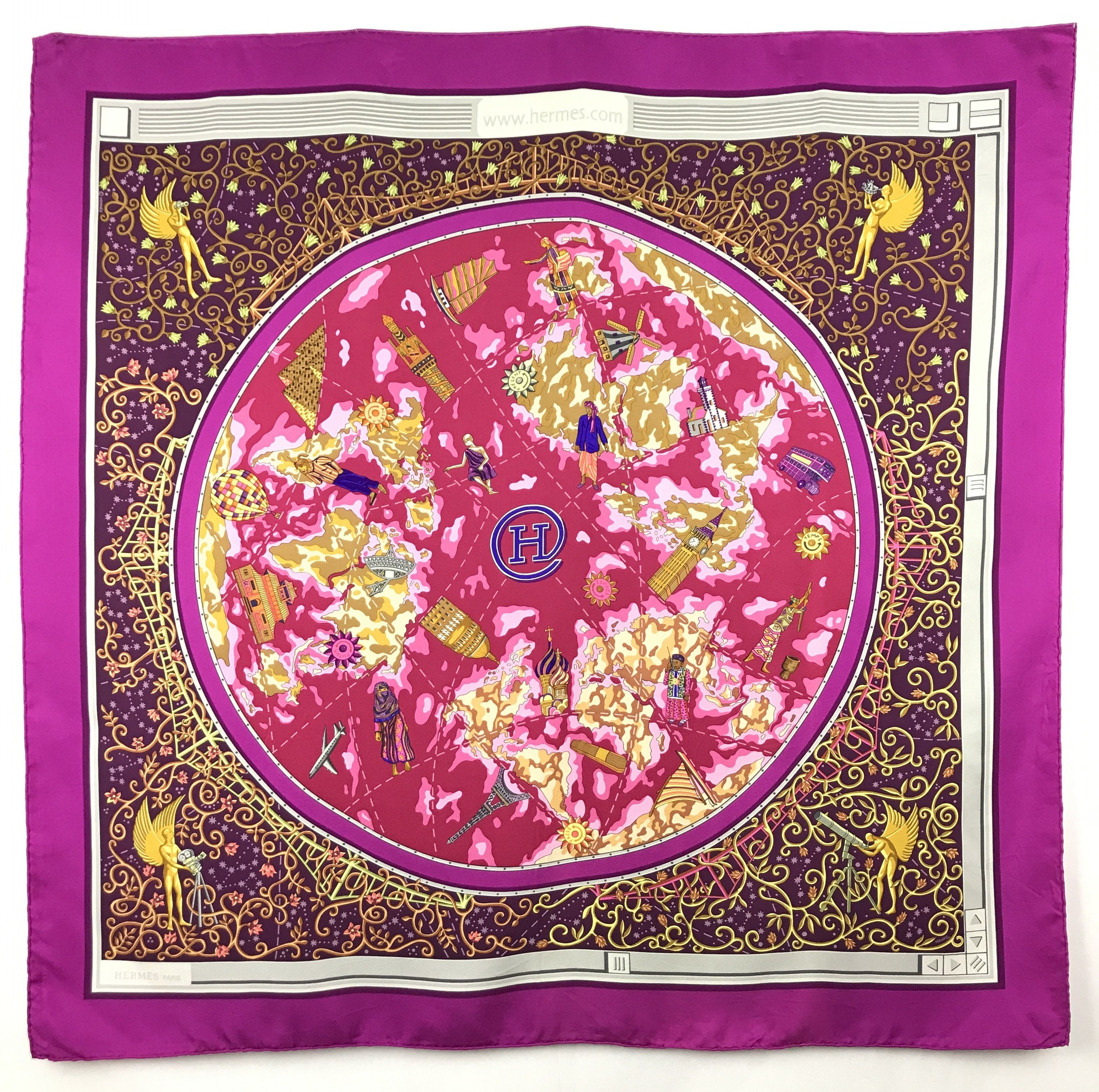 Hermes Vintage Hermes Silk Scarf Size ONE SIZE - 1 Thumbnail
